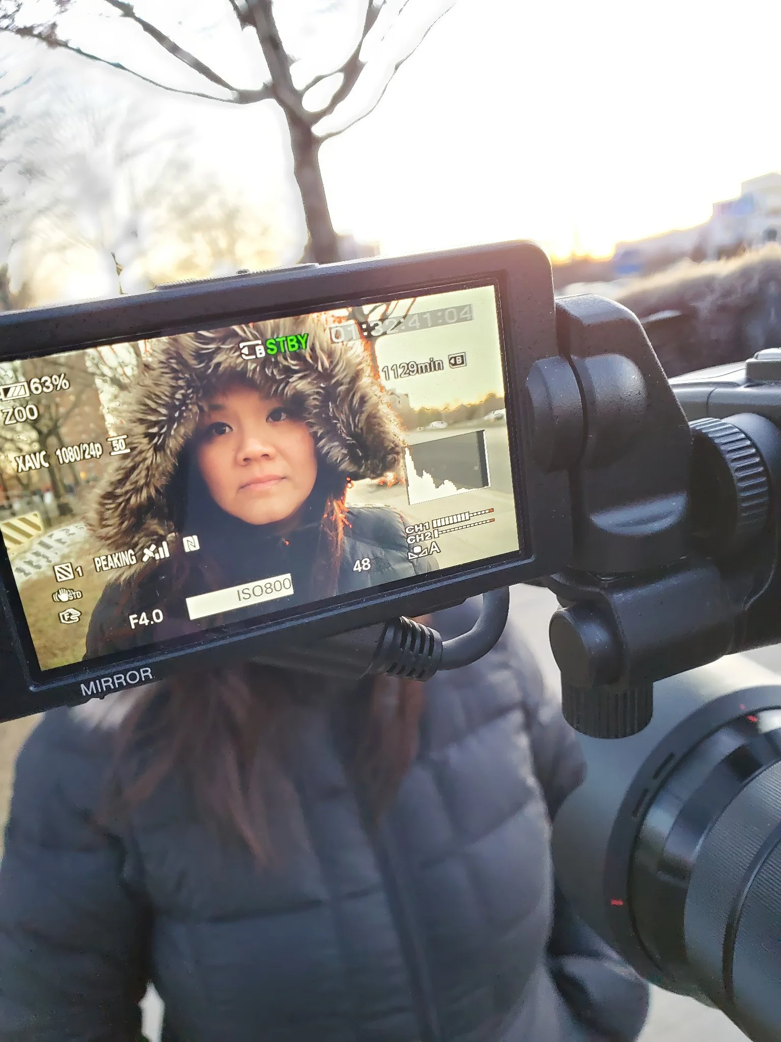 Professional Arm & Camera content filming session