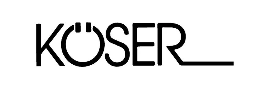 Das Wort "KÖSER". Logo Köser Krefeld