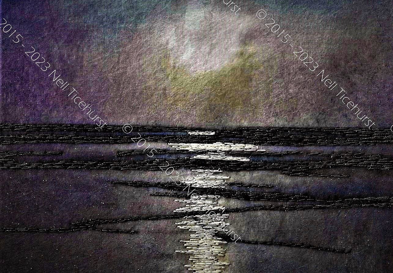 Moonlight Over the Sea