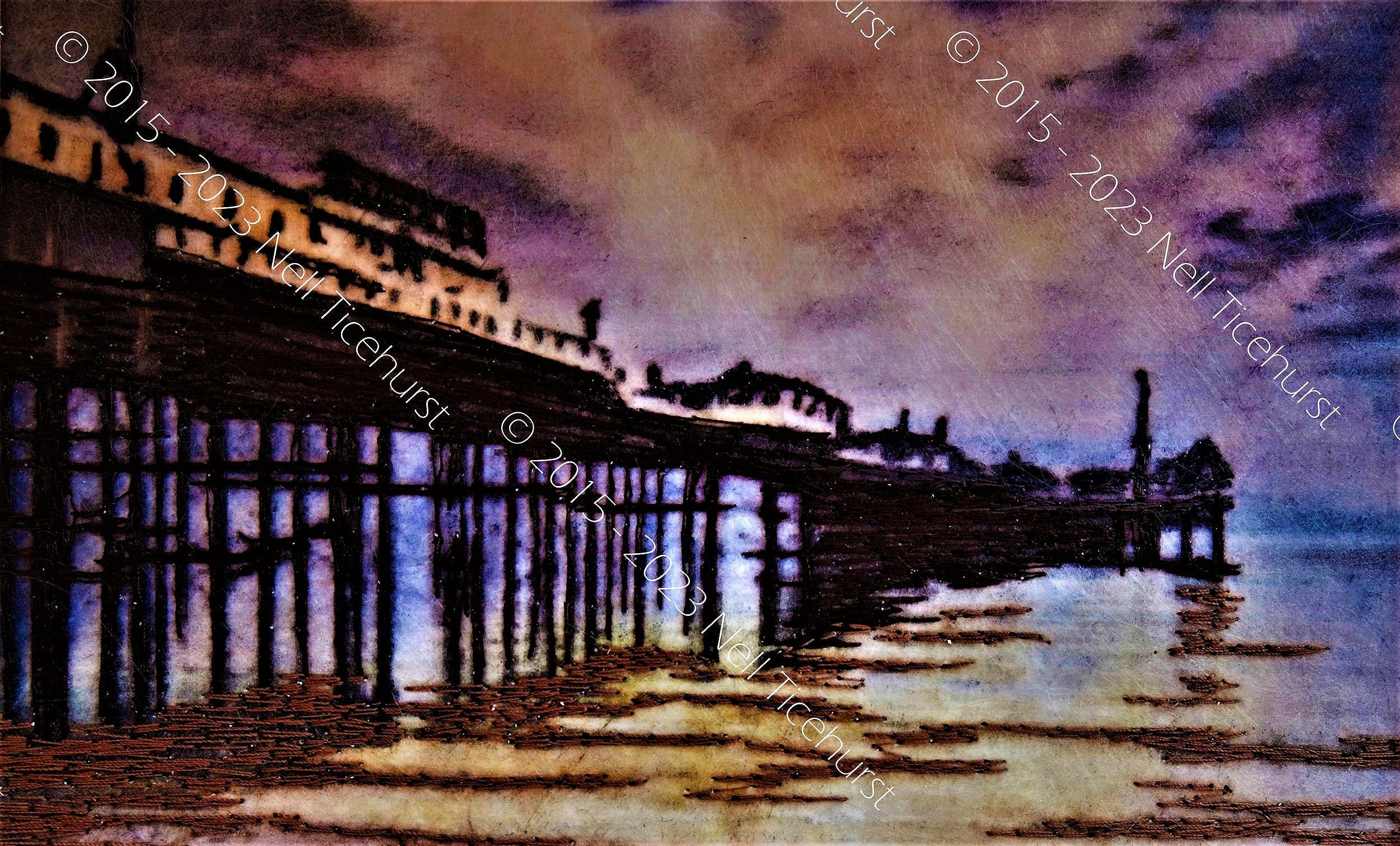 Brighton Pier Sunset (viewed from the west beach)