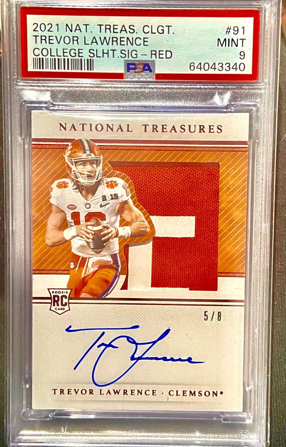 デスコア The Raven Autarchy / 3枚セット サイン入り 2021 Wild Card Matte TREVOR LAWRENCE Thumbagraph AUTO Autograph RC