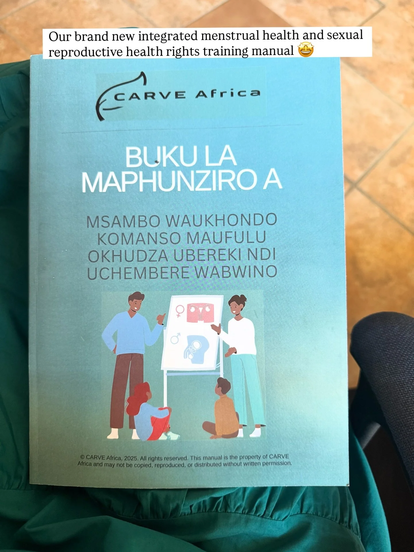 Introducing our brand-new Integrated SRHR &amp; Menstrual Health Manual 📘✨
A huge milestone for CARVE Africa &mdash; and a game changer for our upcoming health-systems strengthening work with German Development Agency.

This manual brings together e