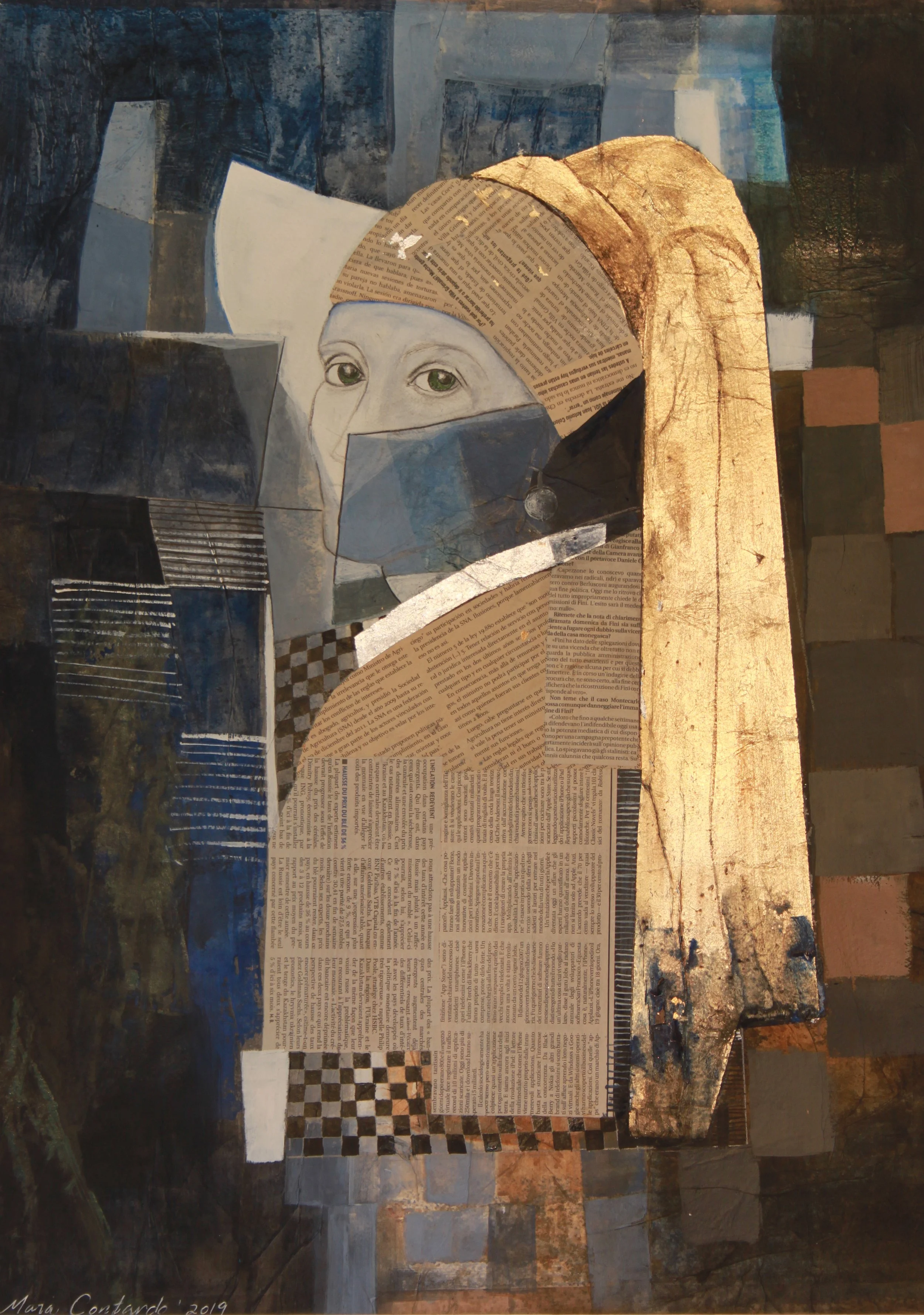 Tjänsteflicka med pärlörhängen