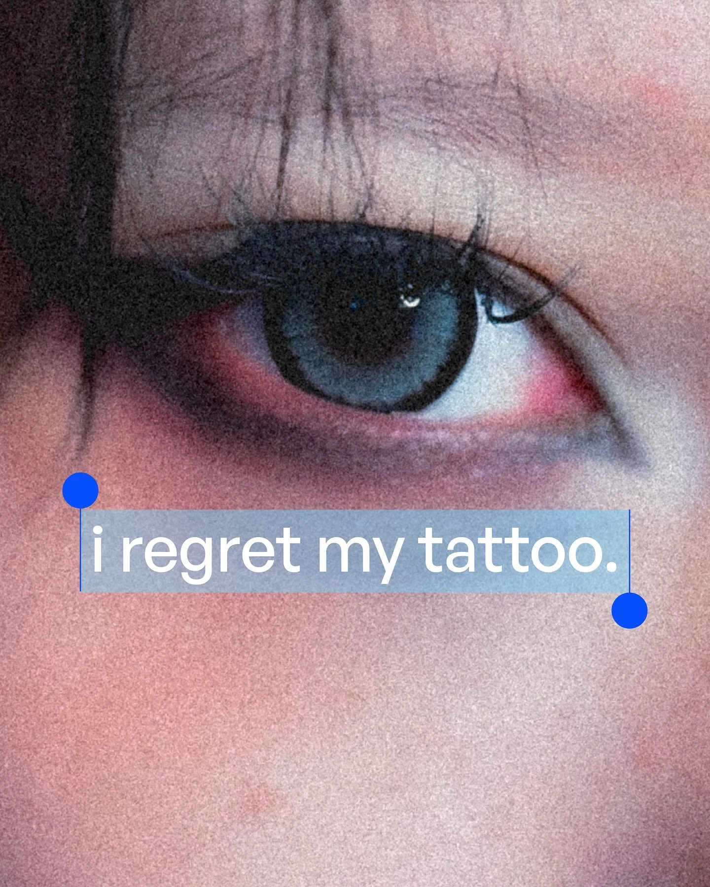 Regret doesn&rsquo;t mean the 🔚
Sometimes it&rsquo;s just the beginning of who you&rsquo;re ♾️becoming.

If your ink doesn&rsquo;t feel like 👁️&zwj;🗨️&ldquo;you&rdquo; anymore, there&rsquo;s always another chapter. 🫶🏻❤️&zwj;🩹