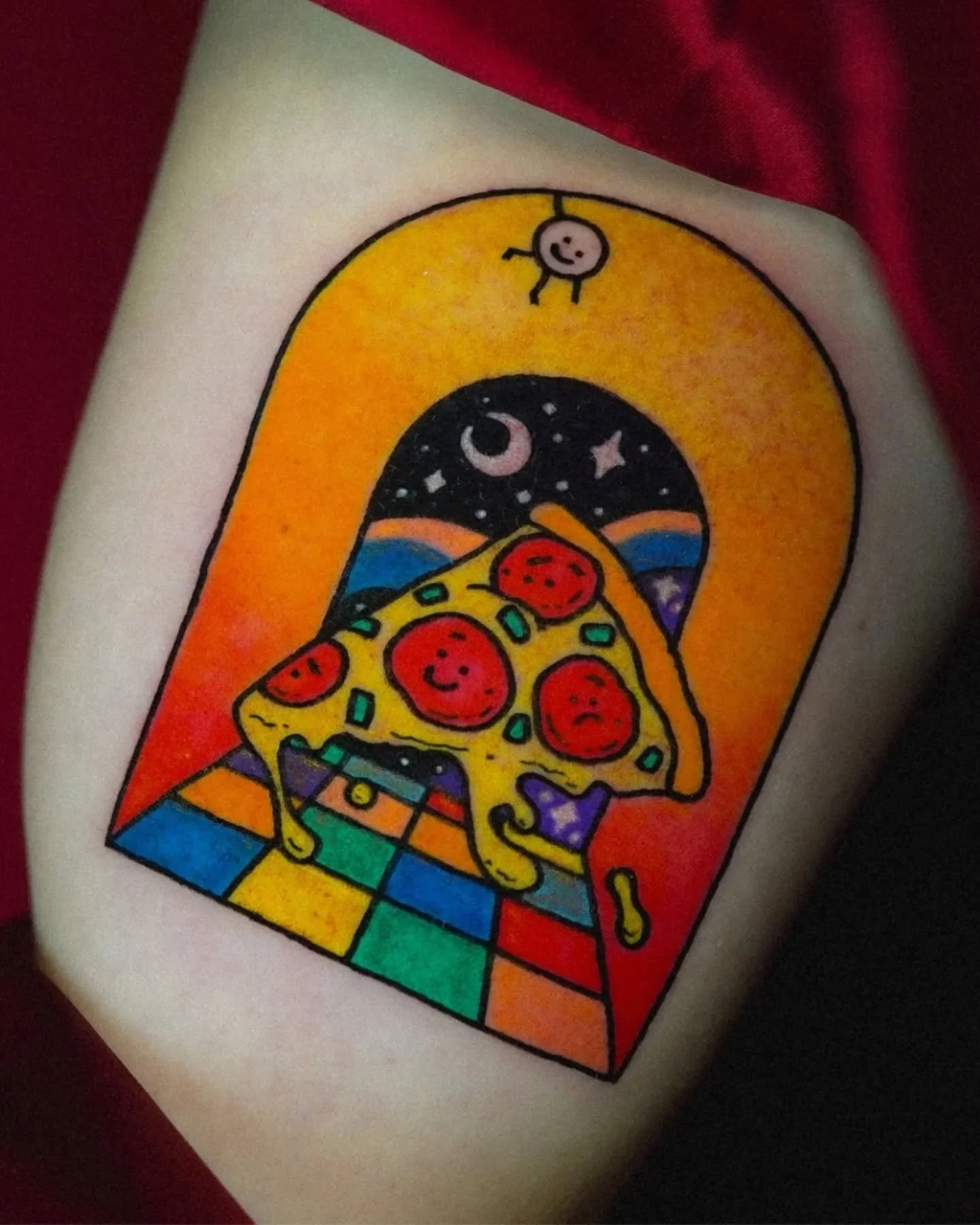 Red Cloth Vol. 698 &ndash; Midnight Munchies Edition

Pizza decided 3 a.m. snacks deserve a disco upgrade. Rainbow floor, gradient sky, tiny blob DJ included. Calories taste better with strobe lights.

🖤 Bookings open &ndash; link in bio.

✨Guest to