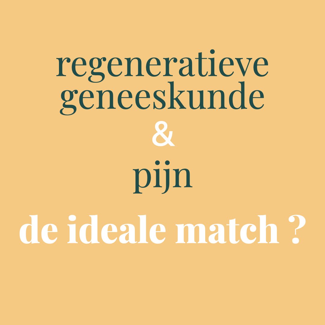 Zorgt regeneratieve geneeskunde voor een revolutie in pijnbestrijding?