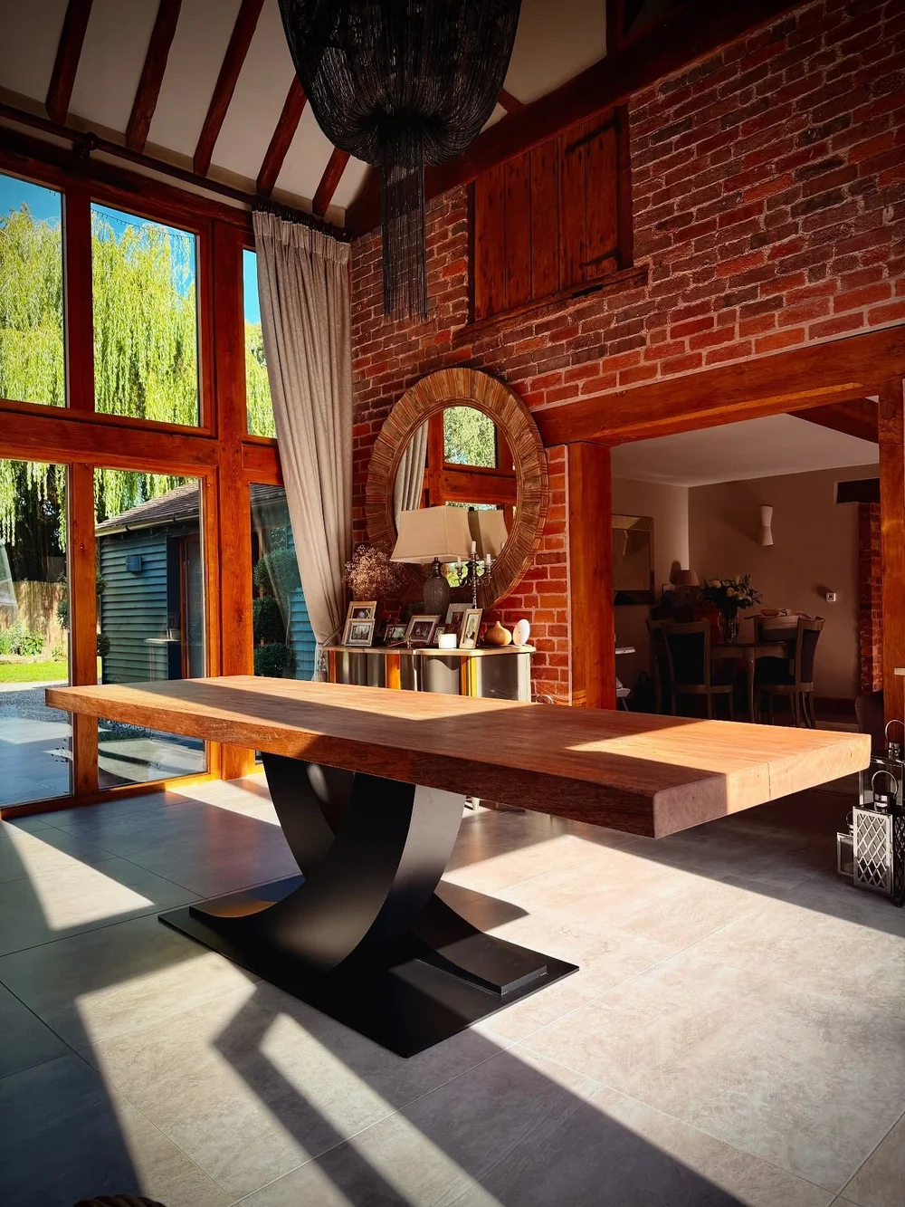 🥳&hellip; And once the party is over the centre point, a statement slab table with character, class and family history is what is left. 

Part of the furniture. 💯

#visual #statement #slabtable #iroko #character #centrepoint