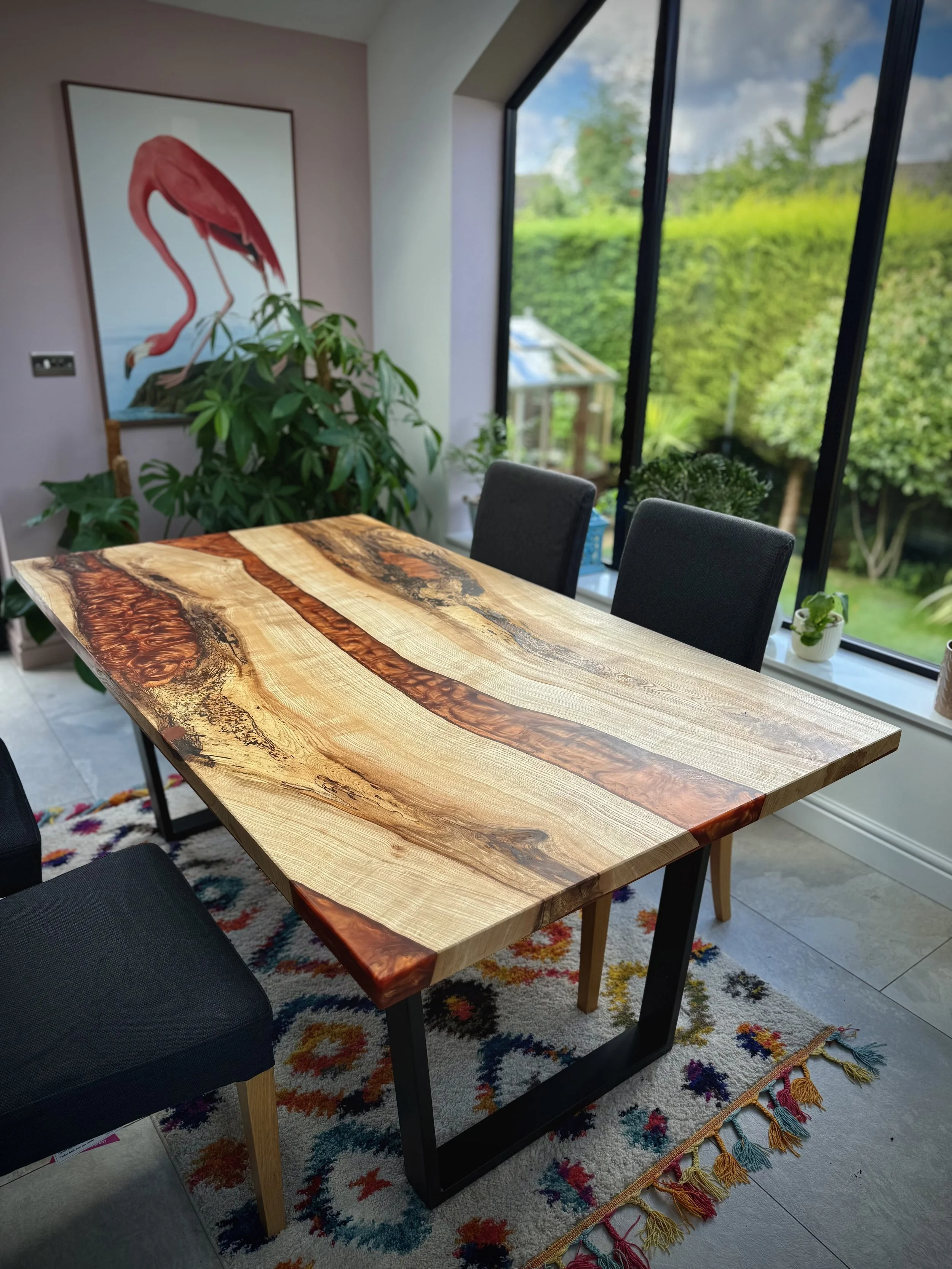 Olive Ash and Bronze Dining Table (August 2025)
