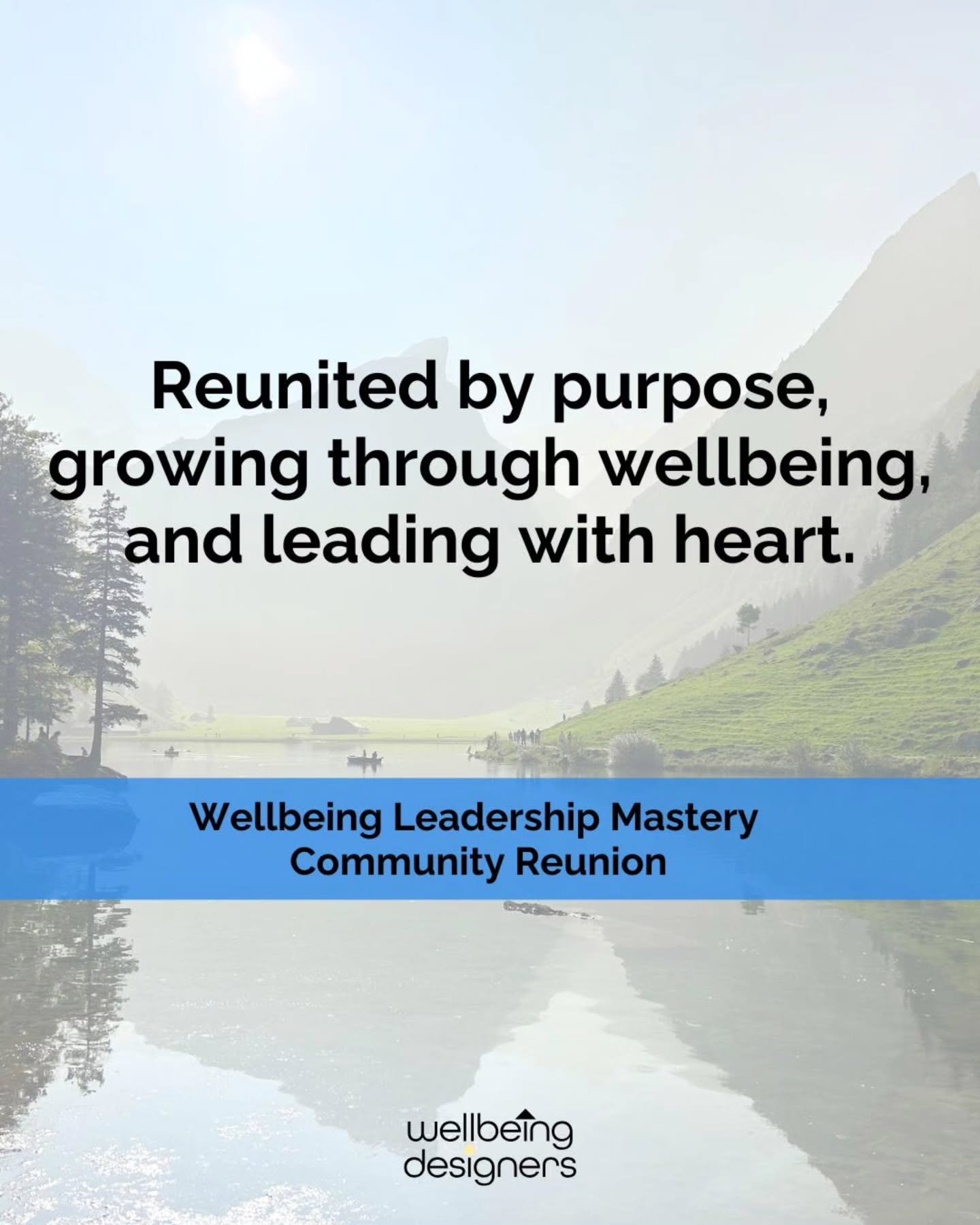 The Wellbeing Leadership Mastery reunion brought our first cohort back together to reconnect, exchange insights, and reflect on the progress they&rsquo;ve made since completing the program.

It was valuable to see leaders openly discuss practical les