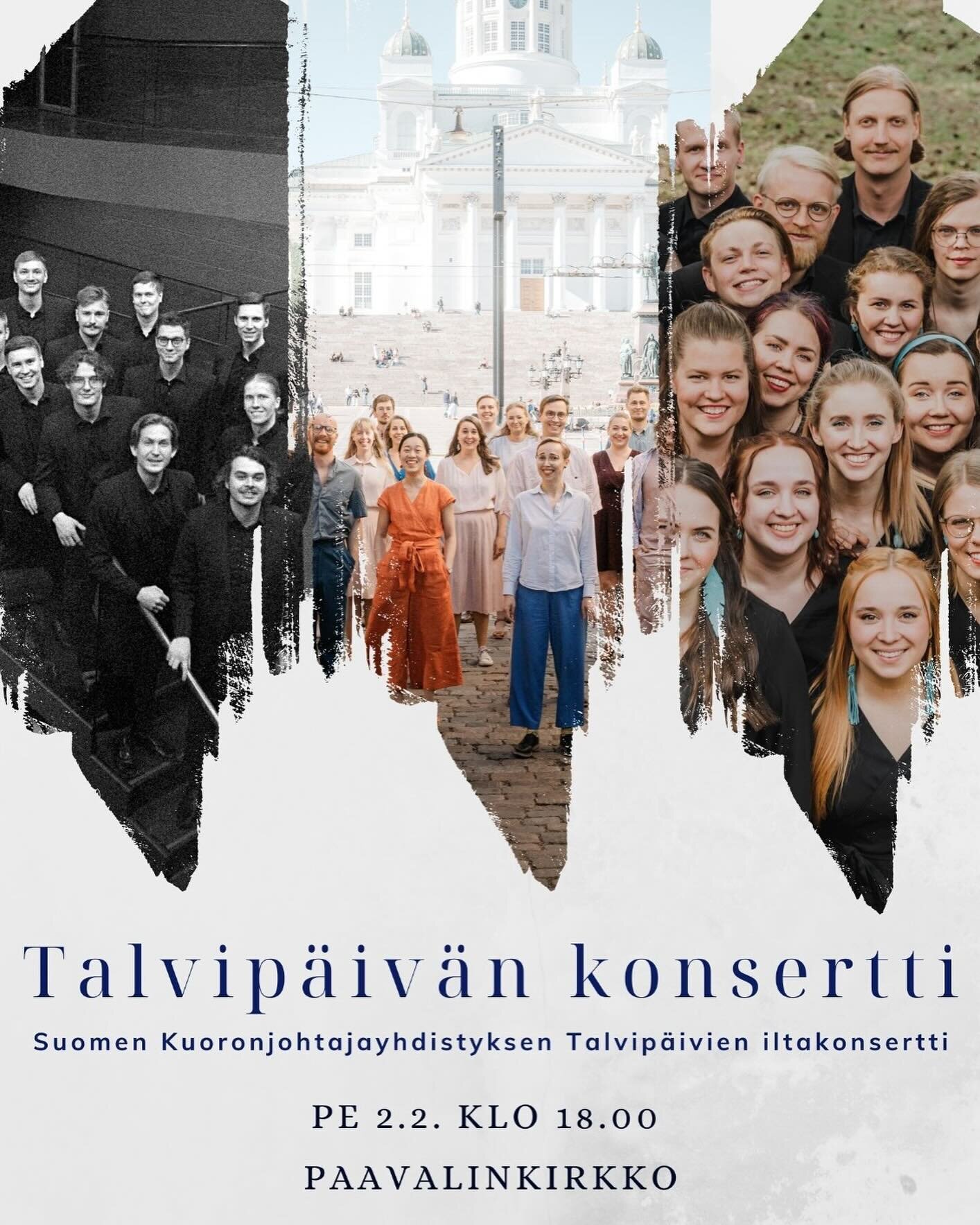 Ensi viikon perjantaina 2.2. klo 18 on Paavalin kirkossa @kuoronjohtajat Talvip&auml;ivien iltakonsertti, jossa Grex Musicus on esiintym&auml;ss&auml; yhdess&auml; upeiden @seim.ensemble &amp; @lempikuoro kanssa!

L&auml;mpim&auml;sti tervetuloa kuun