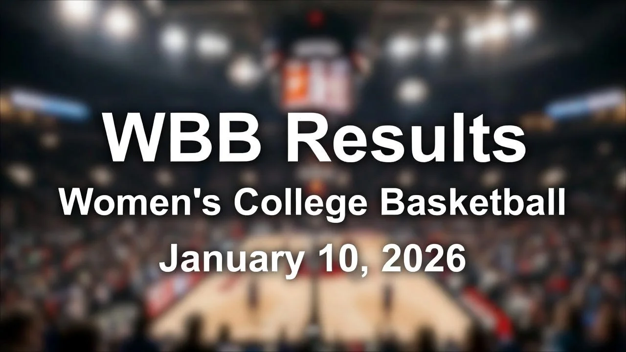 Women's College Basketball Schedule Highlights: January 10, 2026 Results.