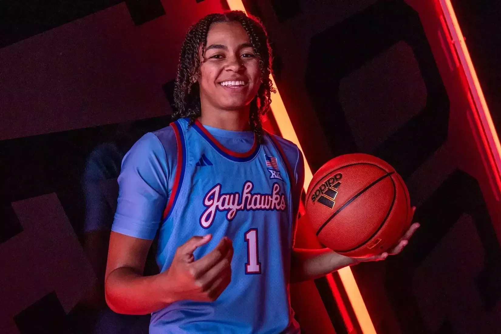 Jaliya Davis (#25, Freshman Forward, Kansas Jayhawks) has been a standout performer in her debut season for KU Women's Basketball (2025-26)