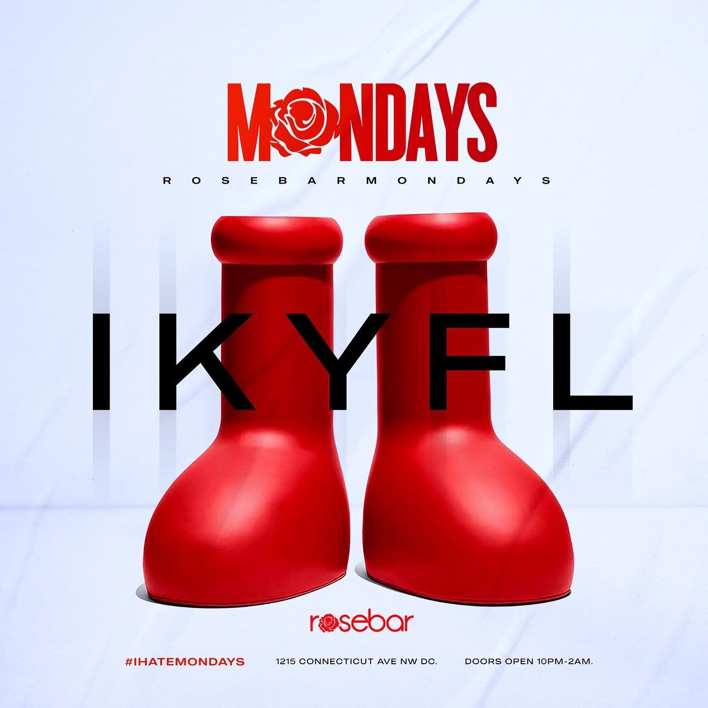 {TONIGHT} #RoseBarMondays 🌹 #iHateMondays &bull; Doors Open at 11pm &bull; Complimentary Admission before 12am with RSVP &bull; For Bottle Service Contact Me #Rosebowl # IKYFL #GalantineDay