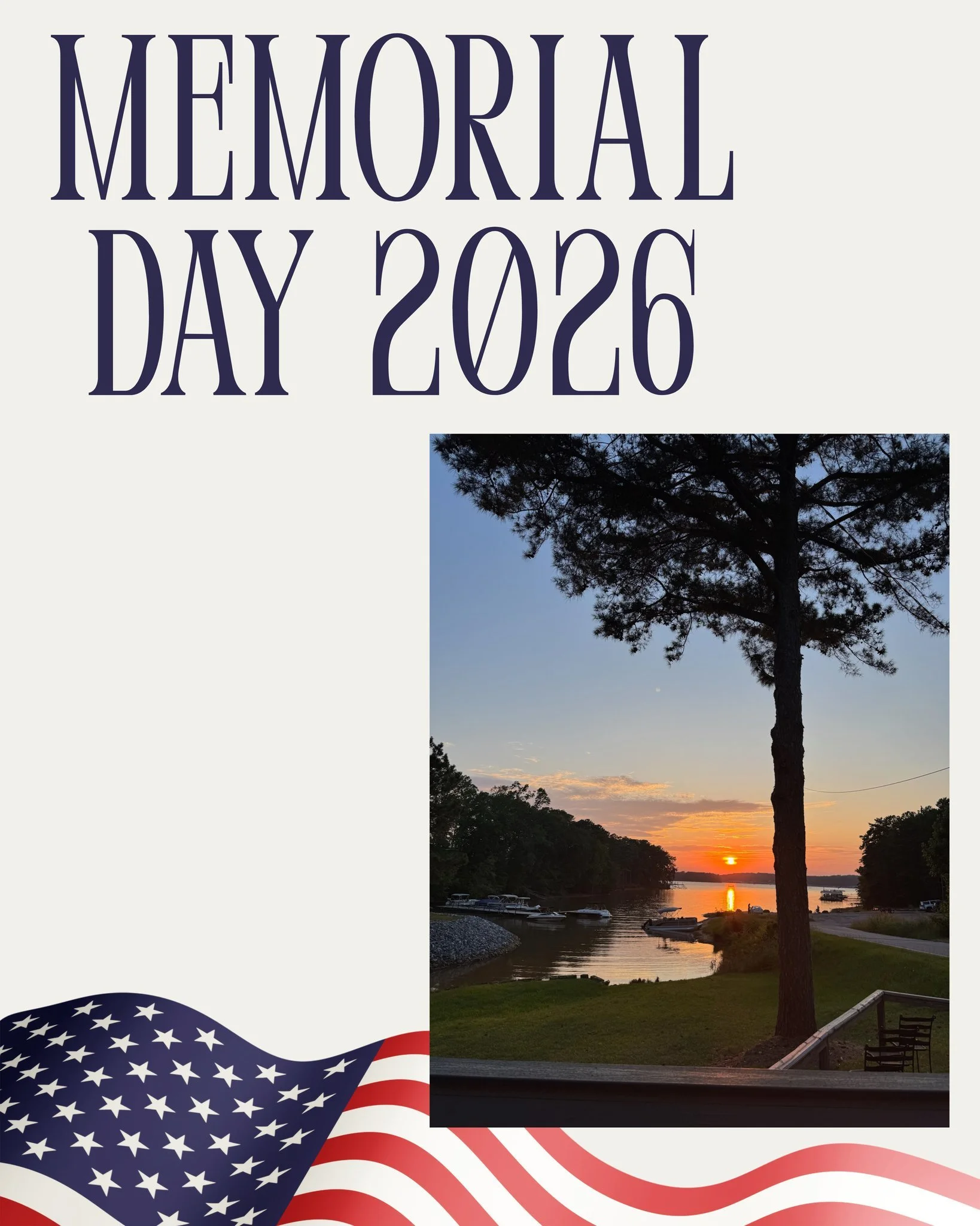 Memorial Day 2026 is just around the corner!! Have you booked your stay?! Don't forget, use code "MEMDAY10" to receive 10% off nightly booking between now and May 15th! 🎇🇺🇸

 #memorialdayweekend #laketrip #lakehartwell