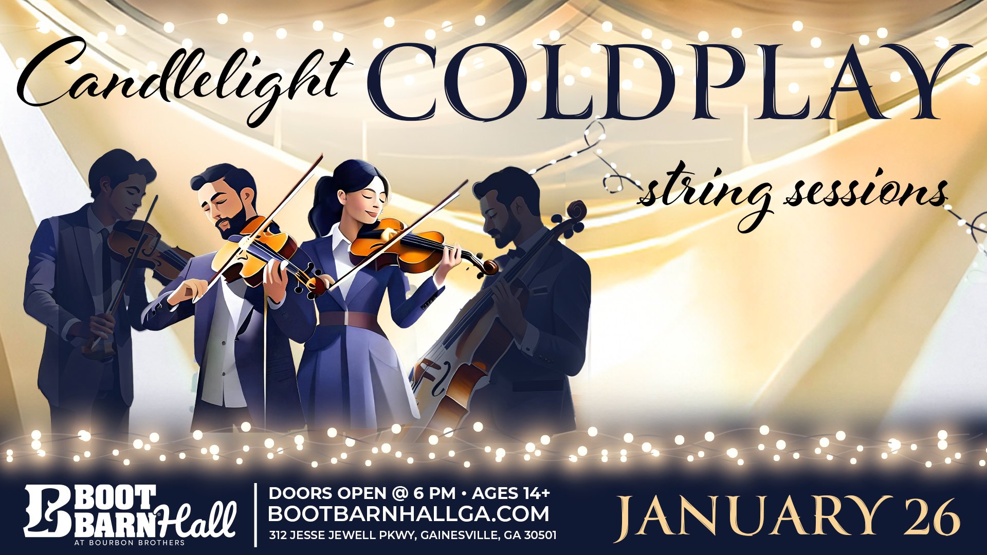 Candlelight Coldplay String Sessions
