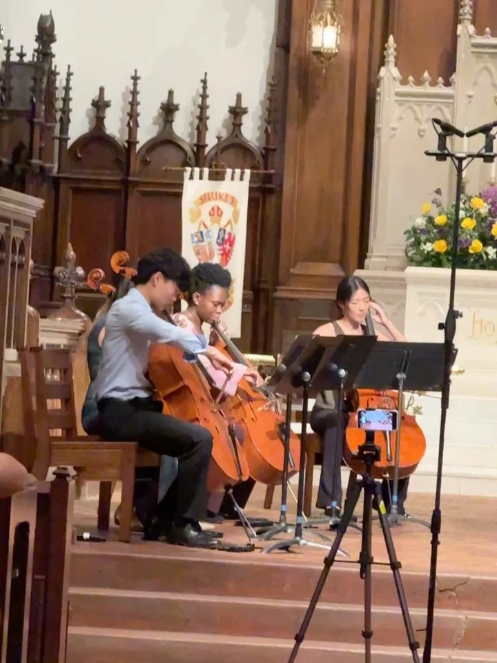 Thank you to everyone who came to Eight Cellos of Atlanta! 🎶
We are so grateful for such a great turnout of a wonderfully warm audience. The cellists sounded absolutely amazing, and the incredible venue that is St. Luke’s Episcopal Church onl