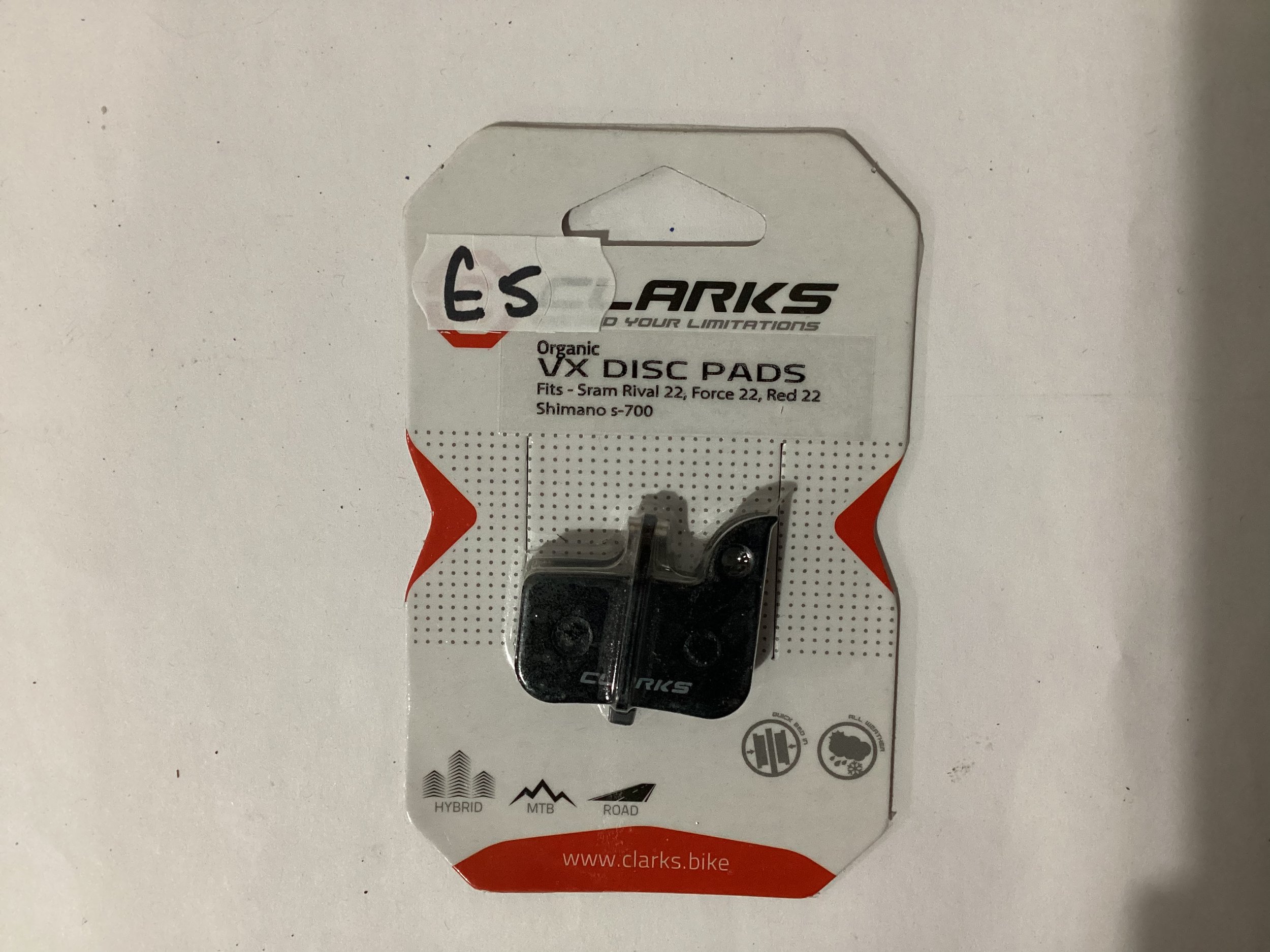 Clarks pads SRAM rival/force/red pads