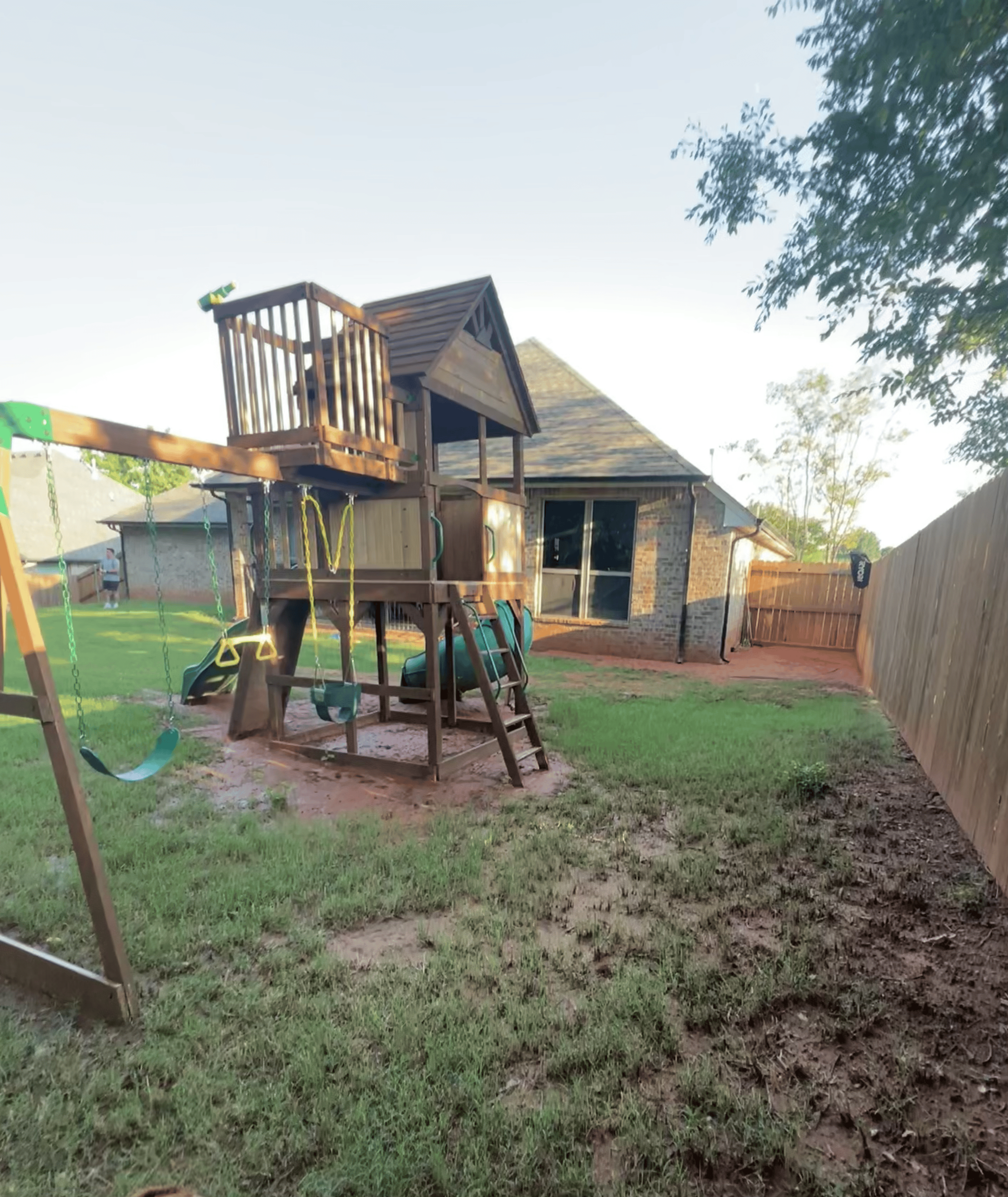 Back Play Area - Before