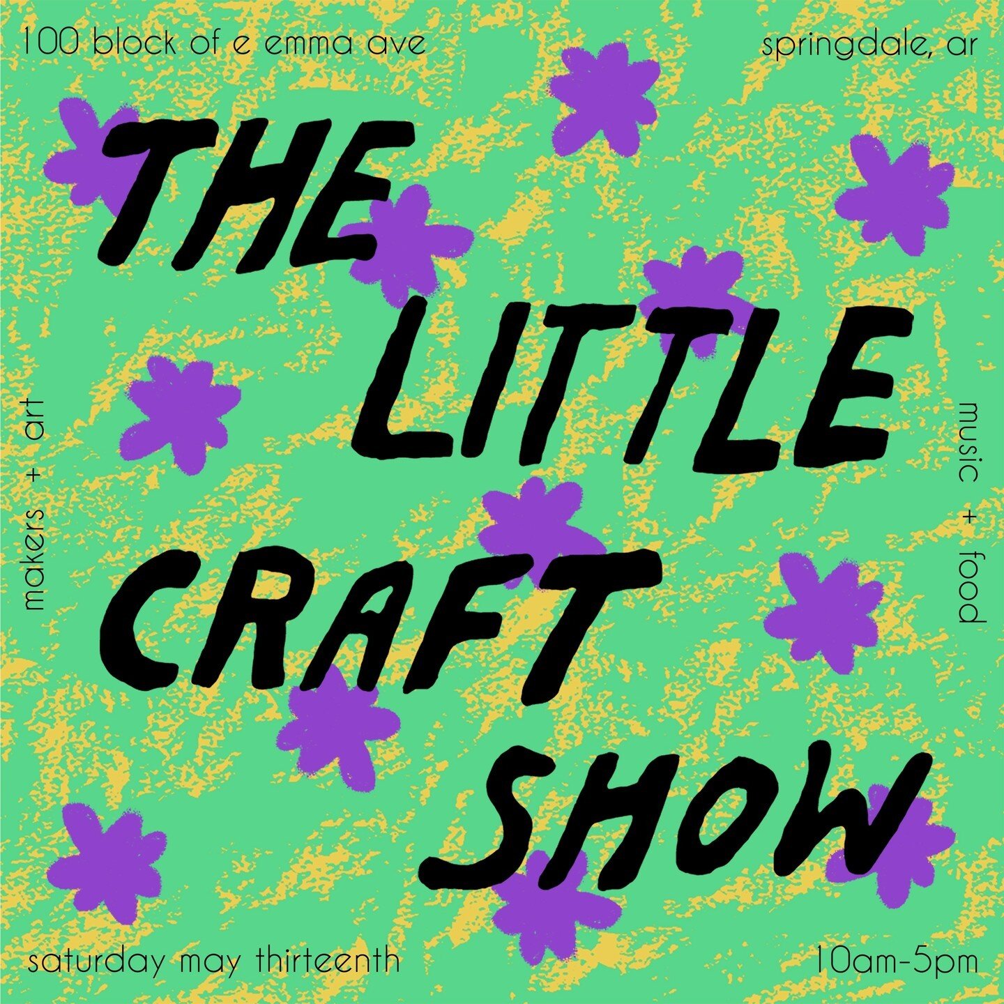 TOMORROW! 10am-5pm at Shiloh Square! Bring you family and friends, you won't want to miss it!⁠
⁠
#thelittlecraftshow⁠
#downtownspringdale