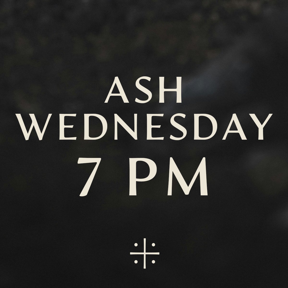 Ash Wednesday Service