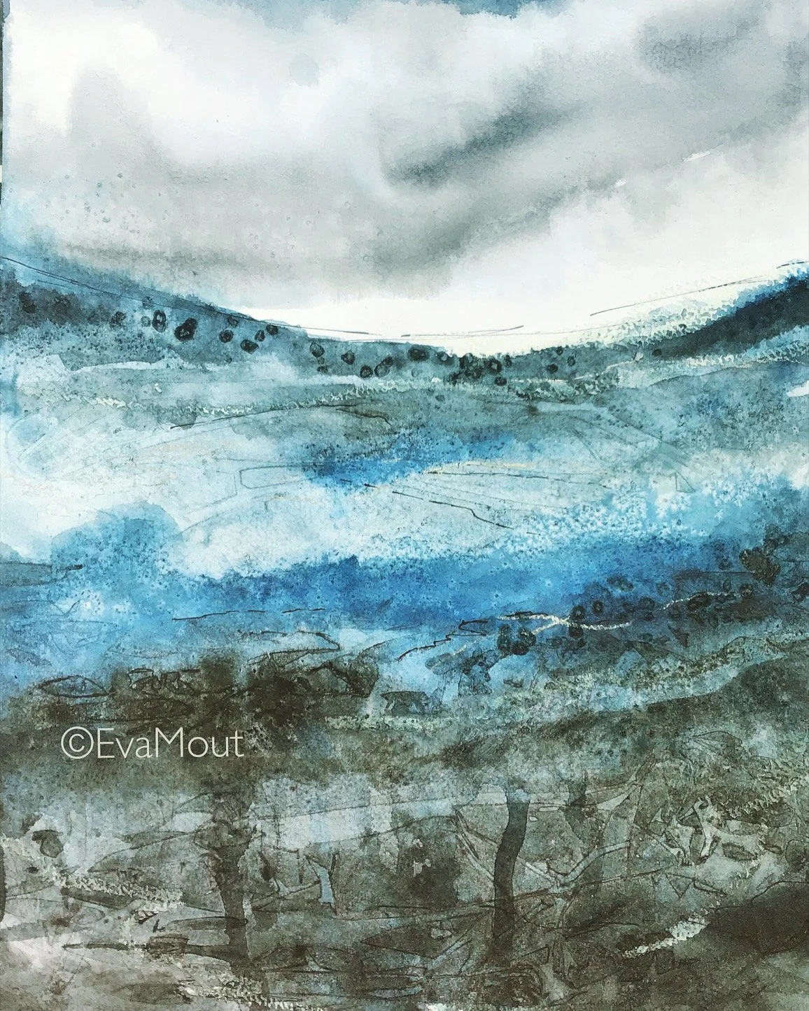 ‘The Empty’, ink on paper A4, €350