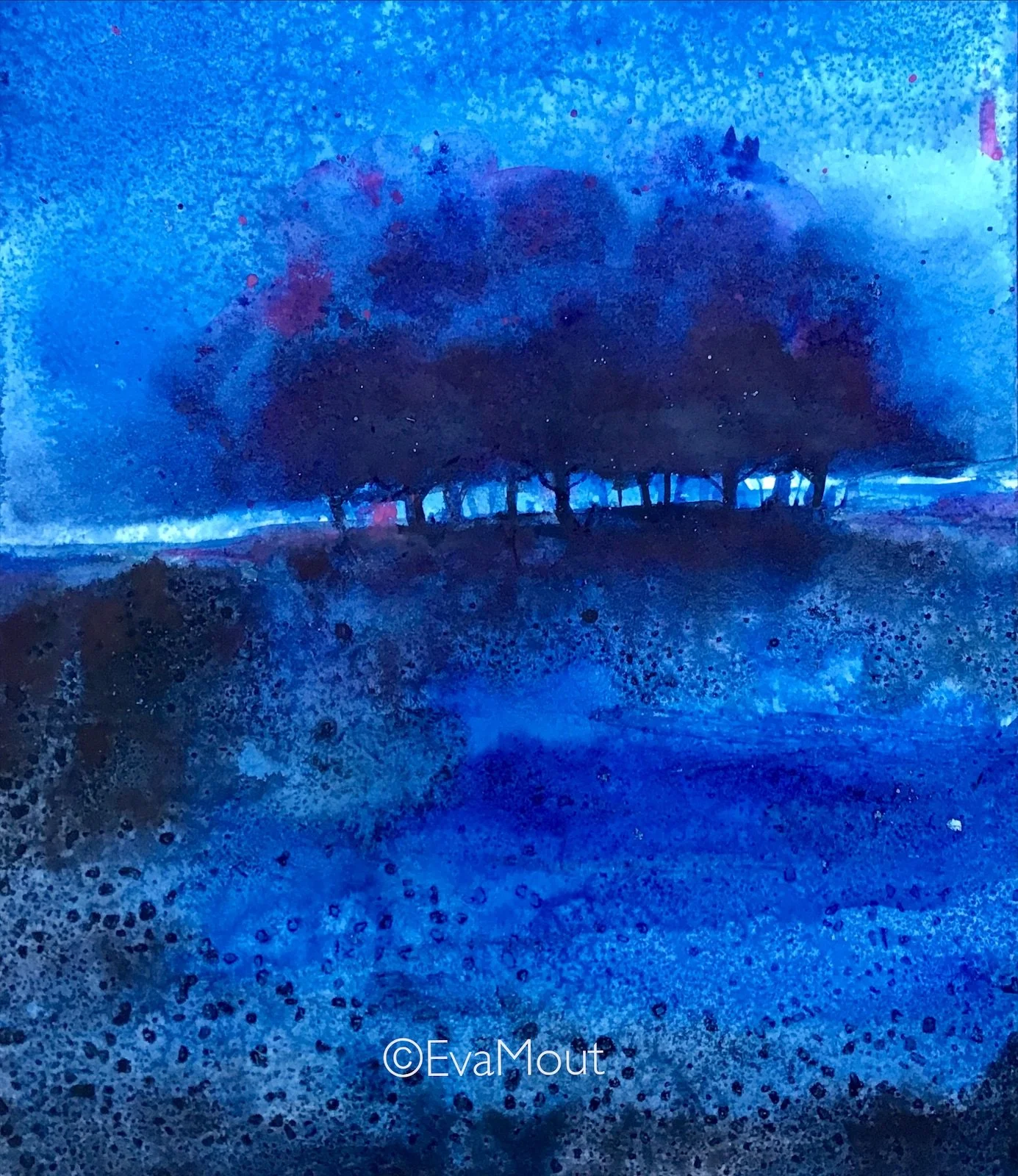 ‘Dreamscape’, ink on paper, 23,5 x 19,5 cm, SOLD