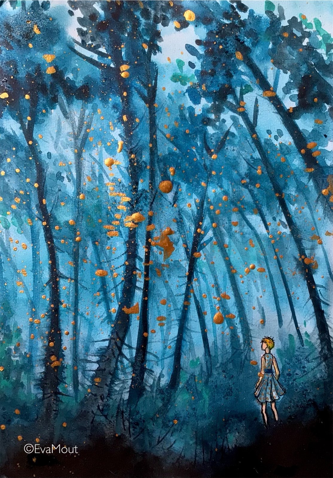 ‘The Dream’, ink on paper, A4, SOLD