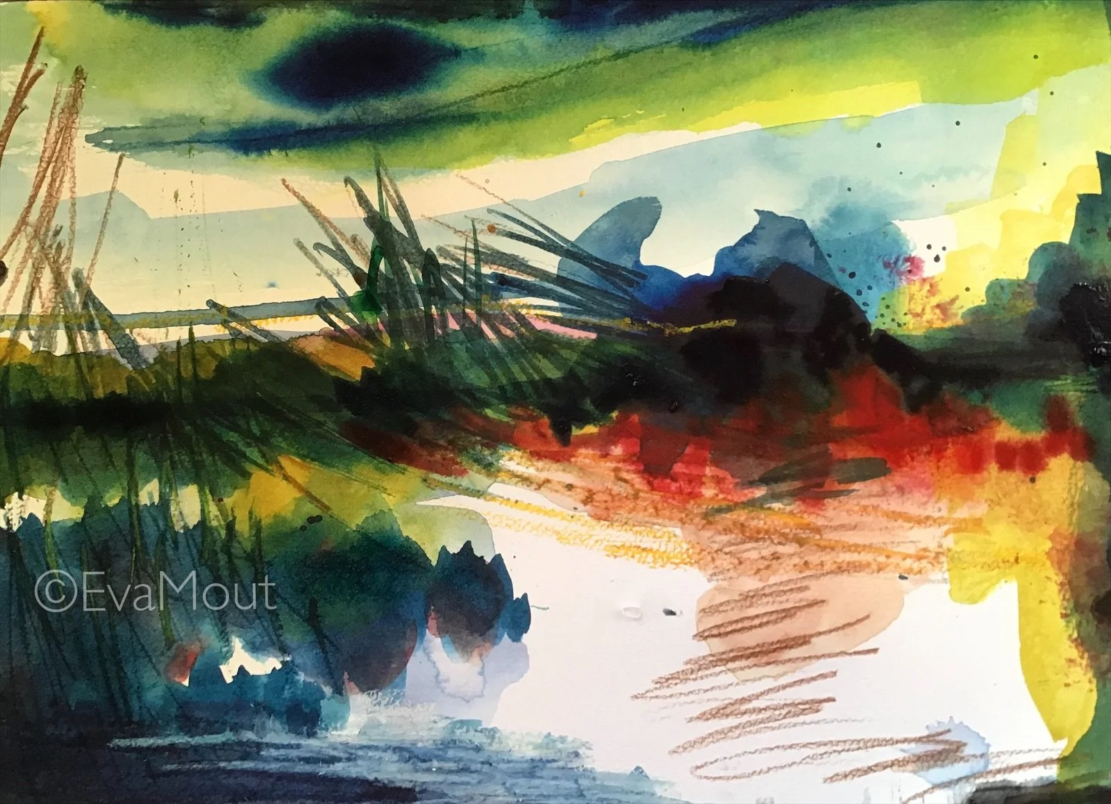 ‘Das Gute Leben’, ink on paper, A4, SOLD