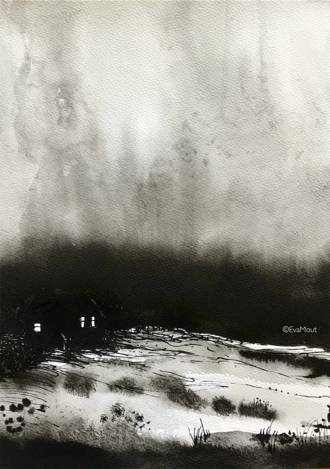 ‘Home’, ink on paper, A4, €300