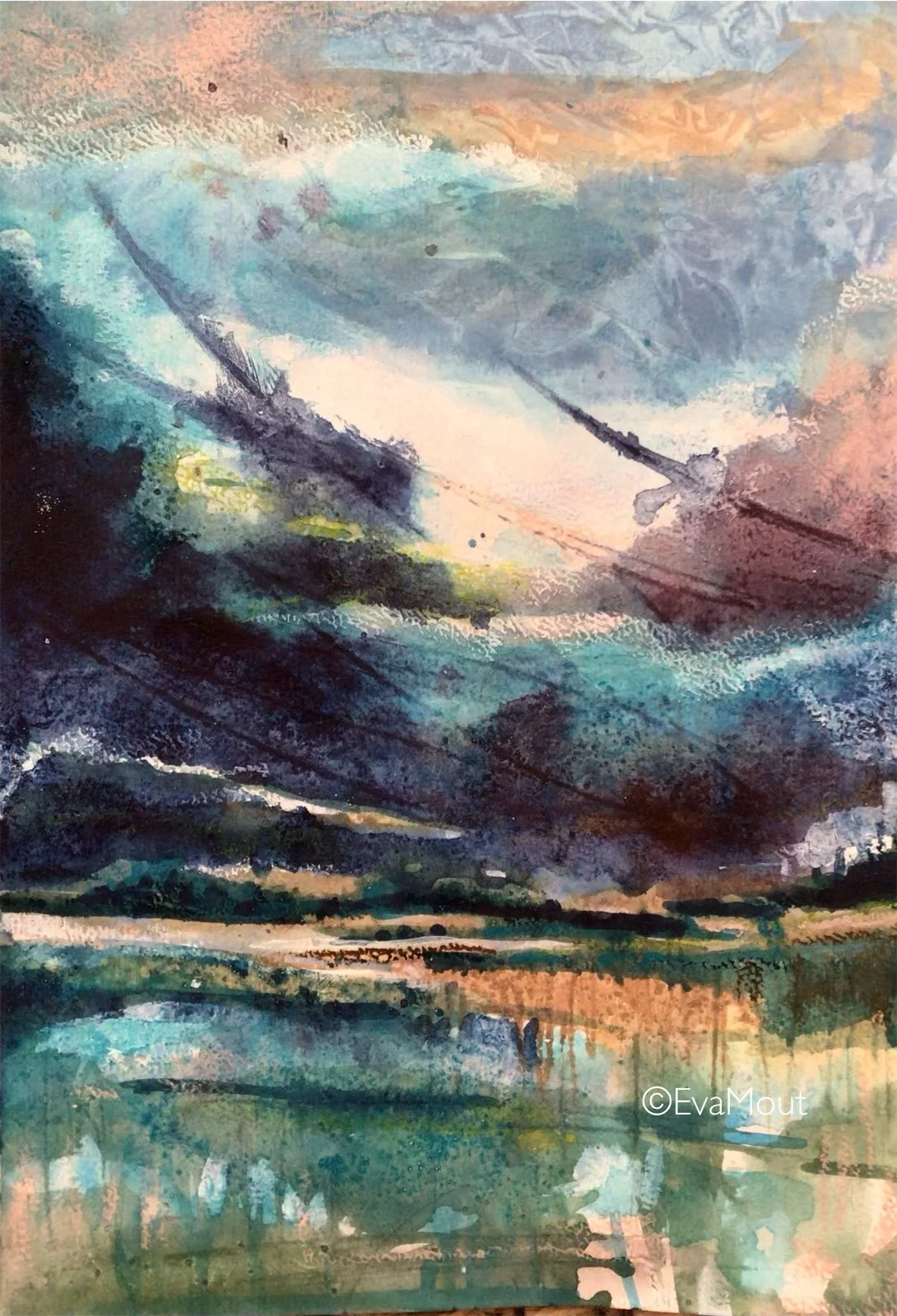 ‘Waterlands’, ink on paper, A4, €300