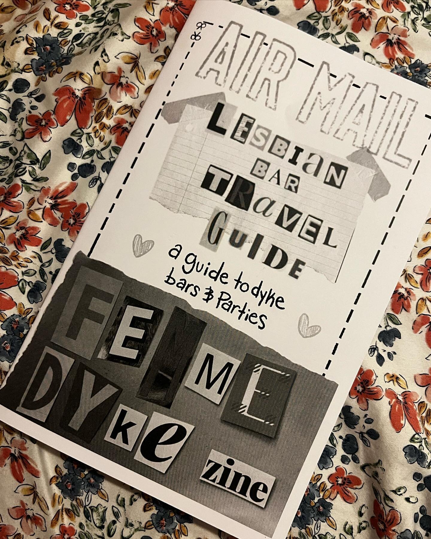 Lesbian Bar Travel Guide ! A zine about lesbian bars i&rsquo;ve been to around New York, Europe, and the U.K. Available for $5 on March 1st :)