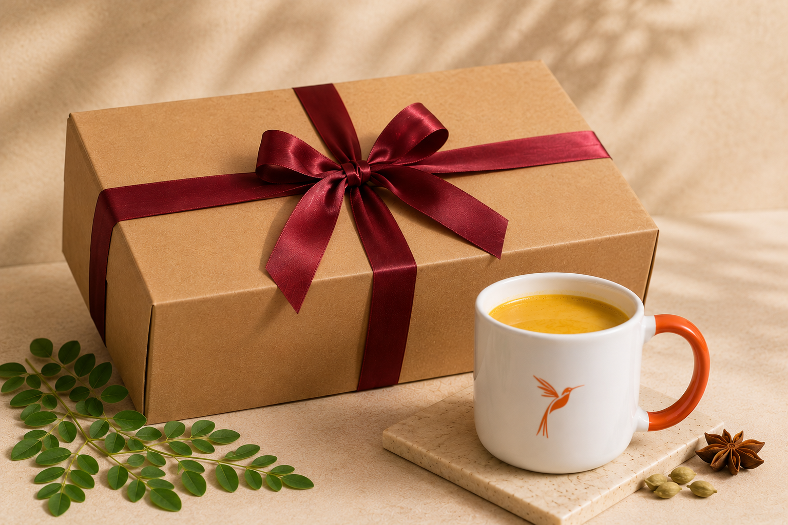 A GIFT OF WELLNESS, TWO AWARD-WINNING BLENDS. ONE BEAUTIFUL DAILY RITUAL. FREE Hummingbird Mug (£10 Value)
