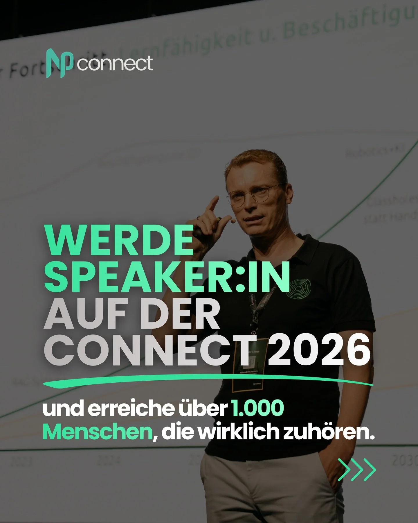 Bring deine Expertise auf eine B&uuml;hne vor 1.000+ Menschen.
Das ist der offizielle Speaker-Call - und vielleicht stehst genau du n&auml;chstes Jahr auf unserer
B&uuml;hne.

Wir suchen Pers&ouml;nlichkeiten, die Zukunft denken.
Die Kl nicht nur nut