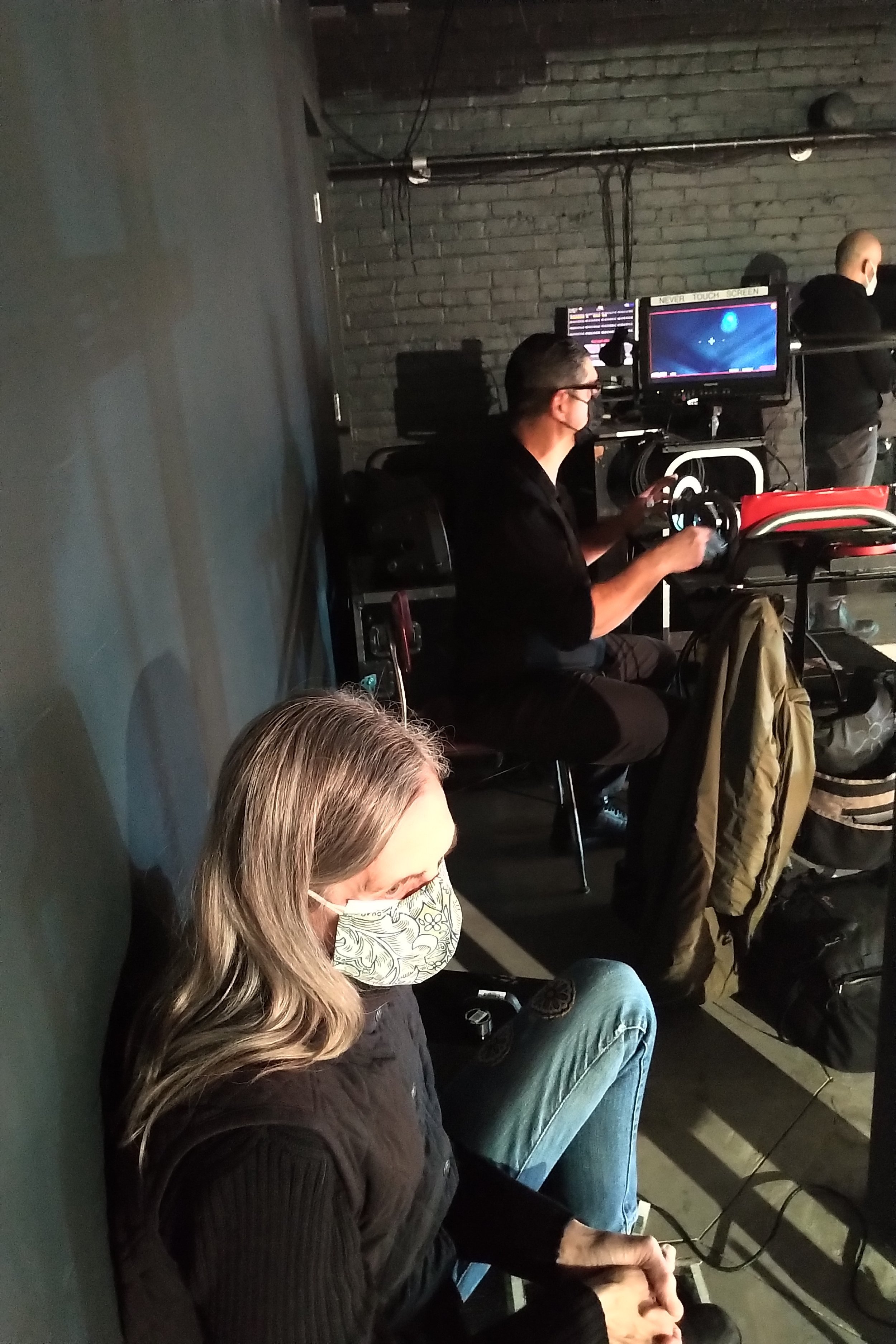 Peggy and crew members