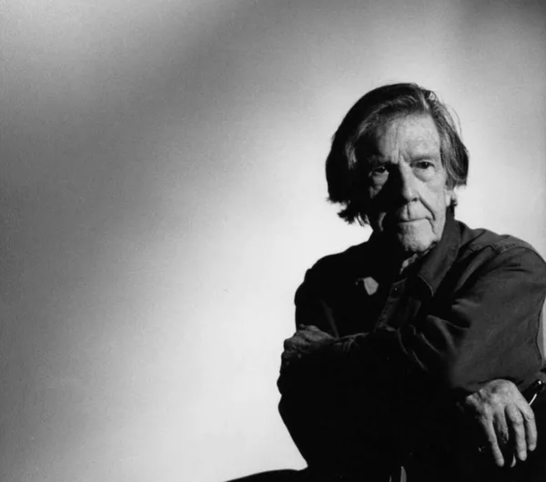 Photo of John Cage by Henning Lohner, 