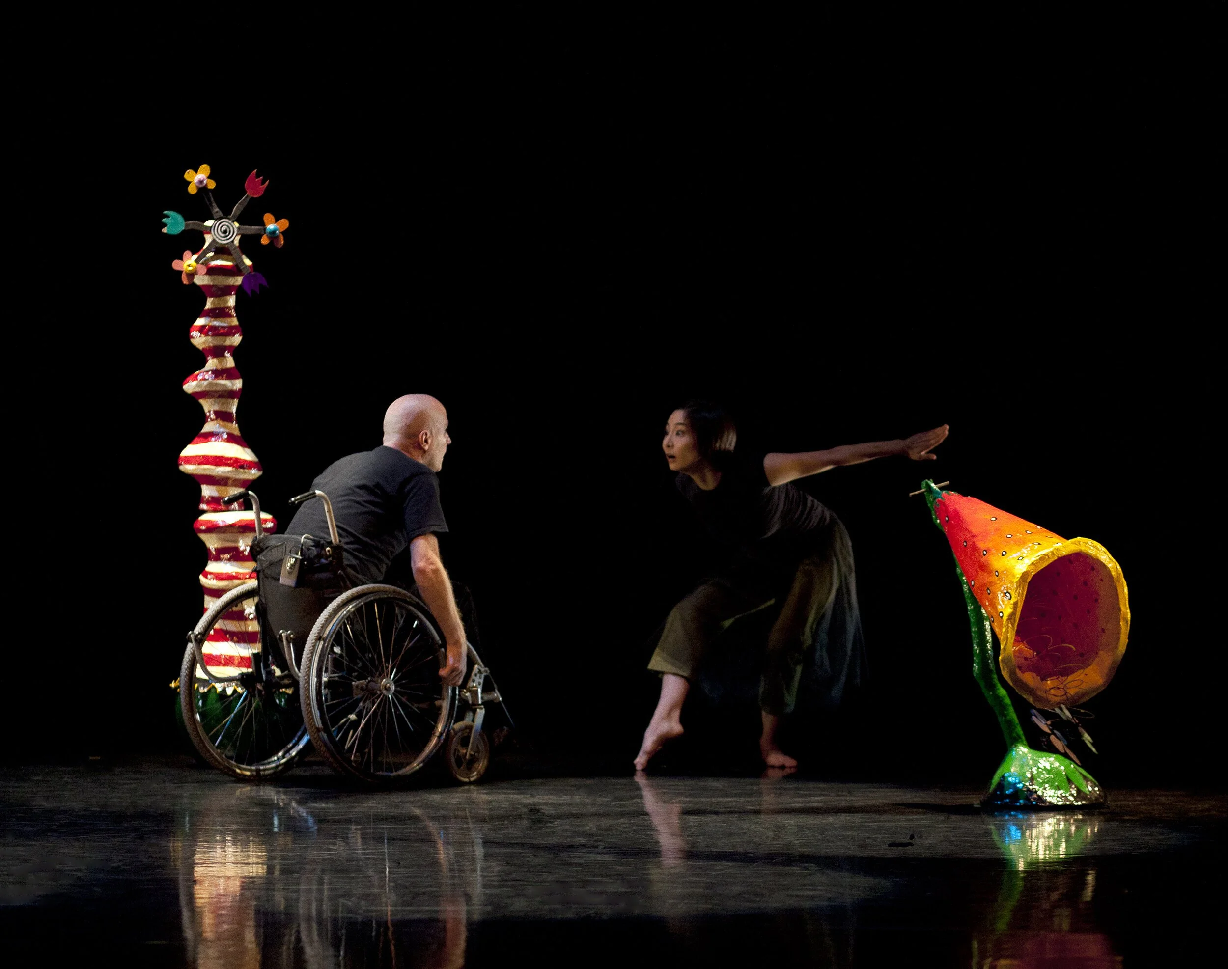 Photo of Mark Brose and Sahara Morimoto by John Lauener