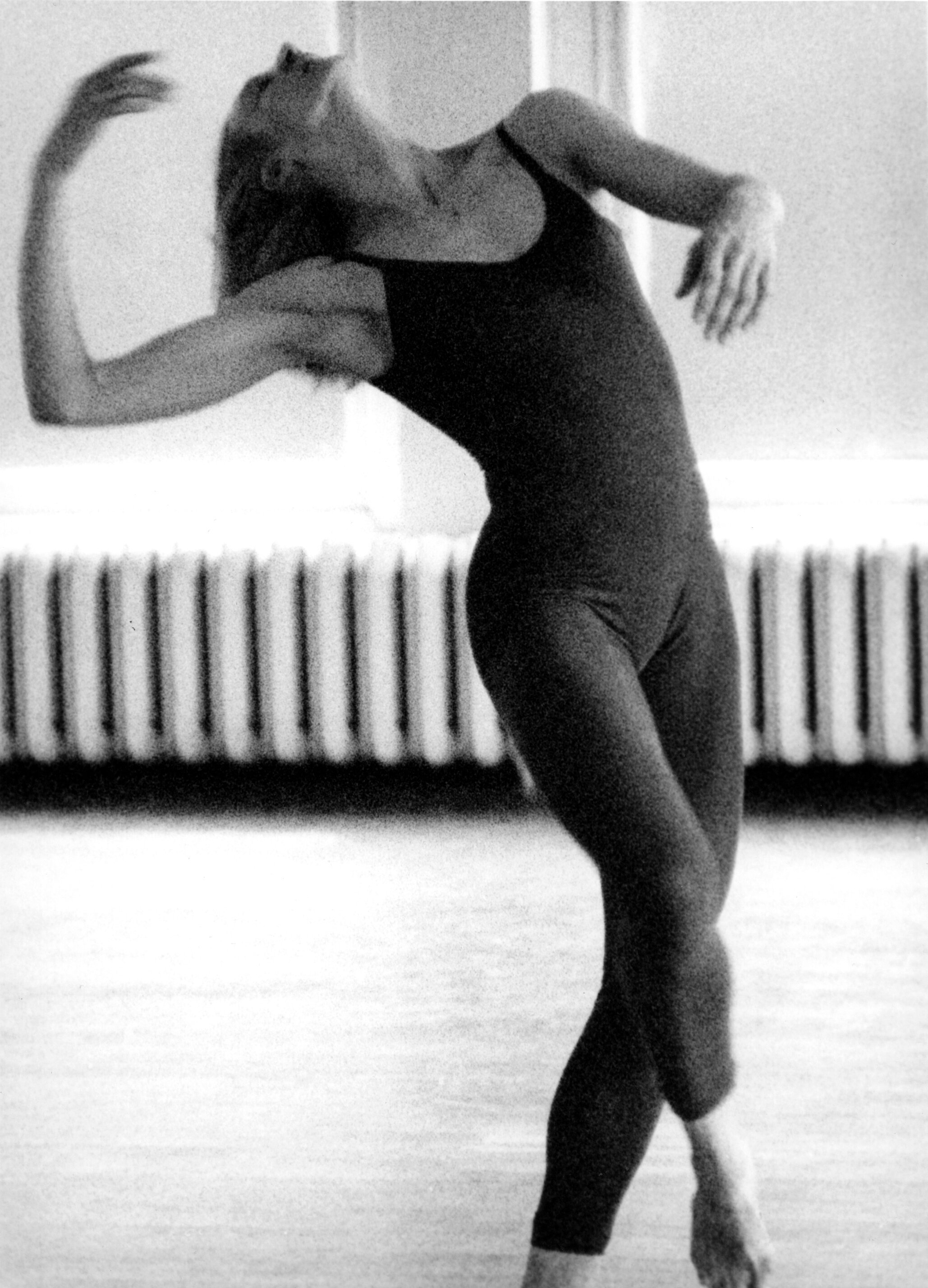 Photo of Peggy Baker rehearsing A Brahms Symphony (Lubovitch) by Carla Smith