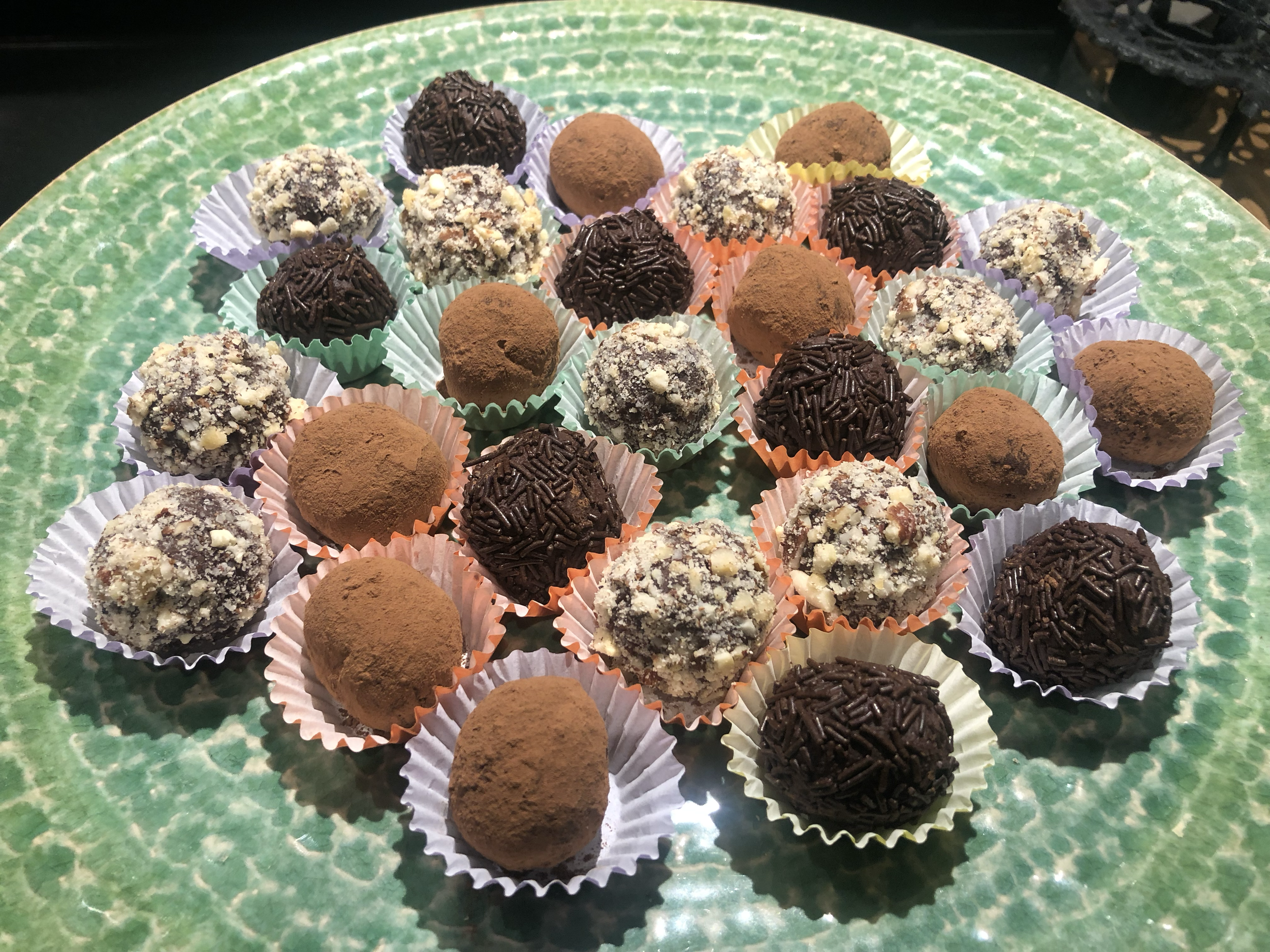 chocolate treats for guests at the old George