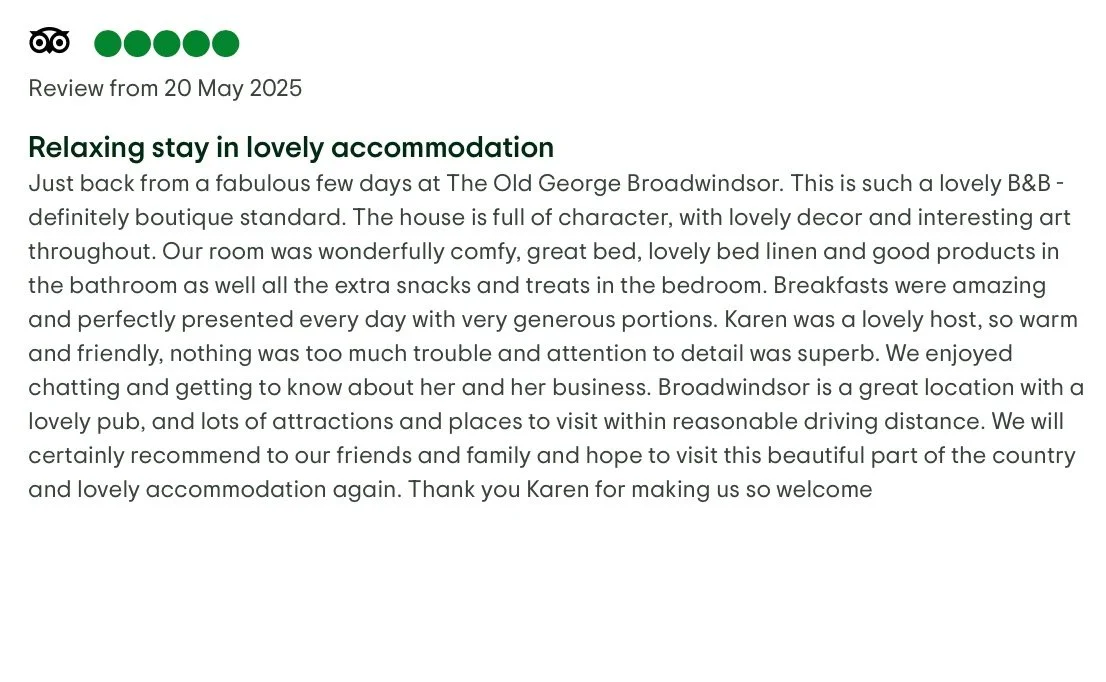 I have been really busy so far this Summer. I have met some amazing people and have received some lovely reviews. Receiving such positive feedback makes the hard work so worth it. Here's a few of my recent Tripadvisor reviews.