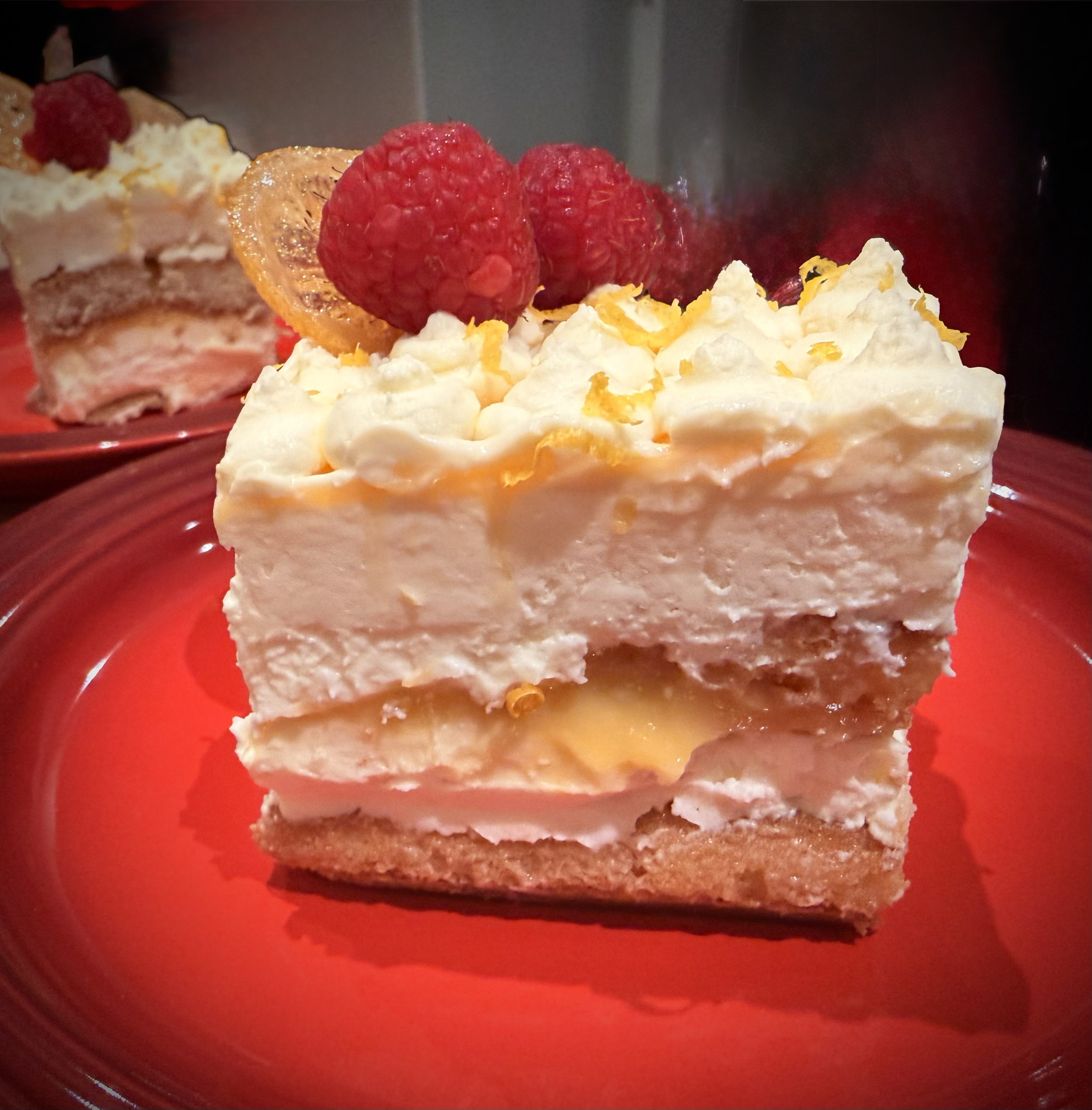 limoncello and lemon mascarpone desert 