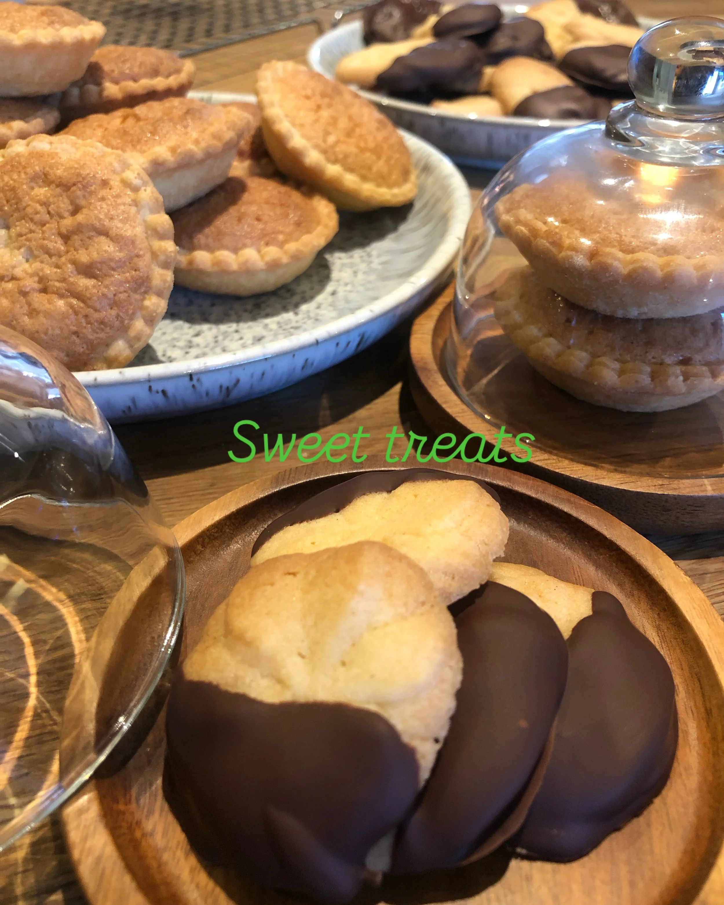 sweet treats and biscuits, welcome gift for guests