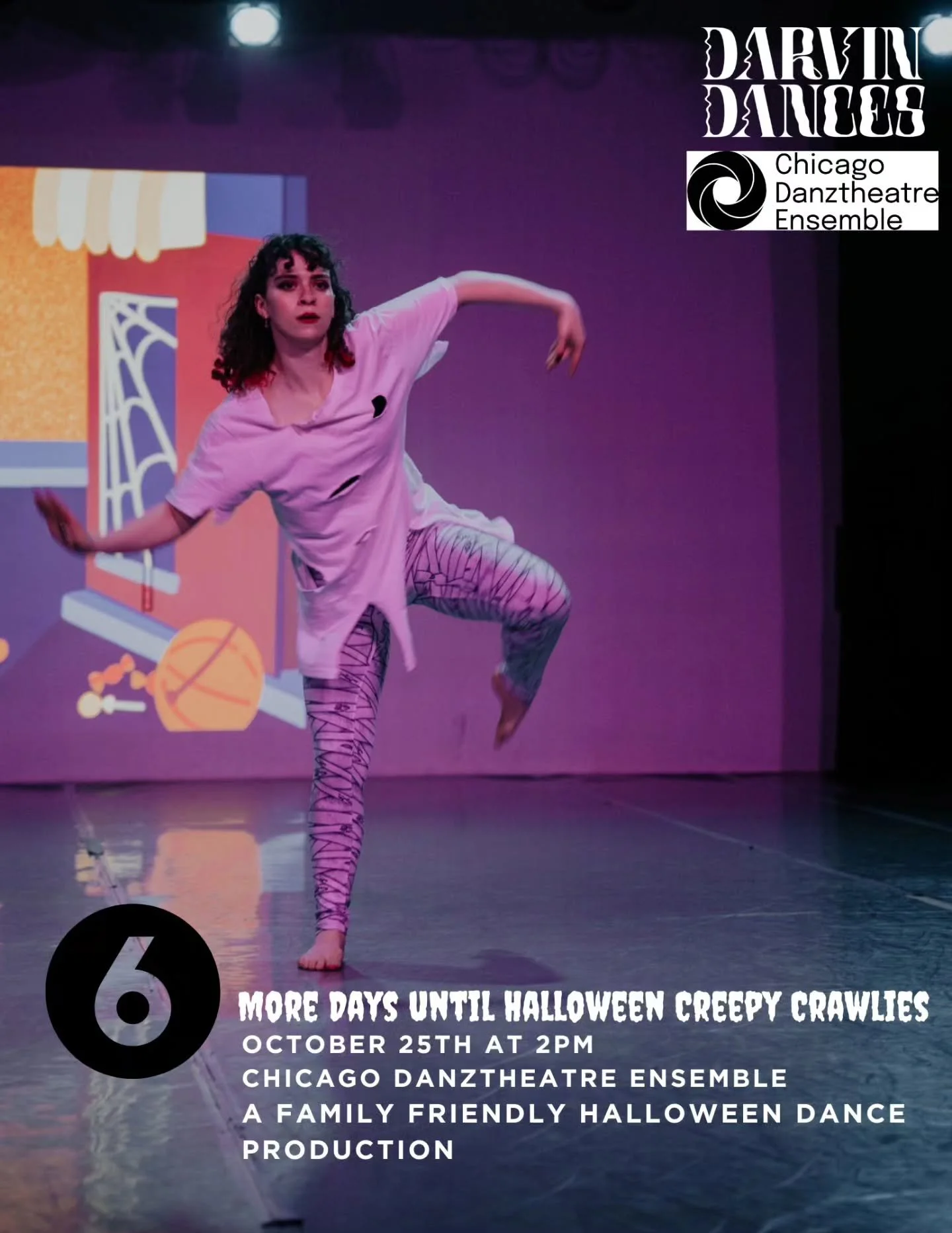 6 more days until the Modern Dancing Mummies wiggle around Creepy Crawly Lane - are you ready to wiggle with them?
.
.
.
📸 Shannen Slater
.
.
.
#chicagodance #chicagohalloween #halloweendance #halloweencreepycrawlies #andersonvillechicago #irvingpar