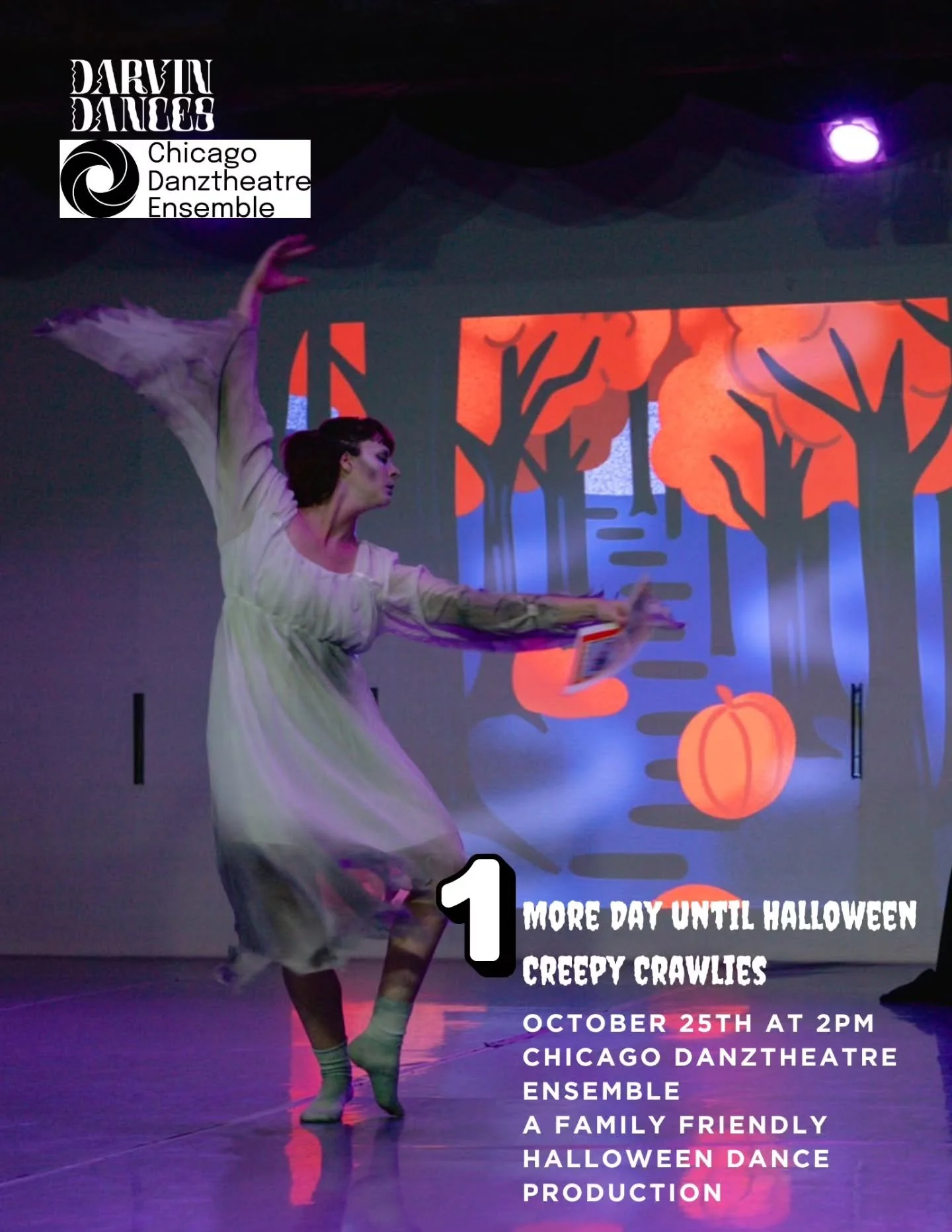 1 more day until Halloween Creepy Crawlies at Chicago Danztheatre Ensemble! Get your tickets!
.
.
.
📸 Shannen Slater 
.
.
.
#chicagohalloween #halloweencreepycrawlies #chicagodancecommunity #chicagodance #chicagodancers #chidance #chicagokids #thing
