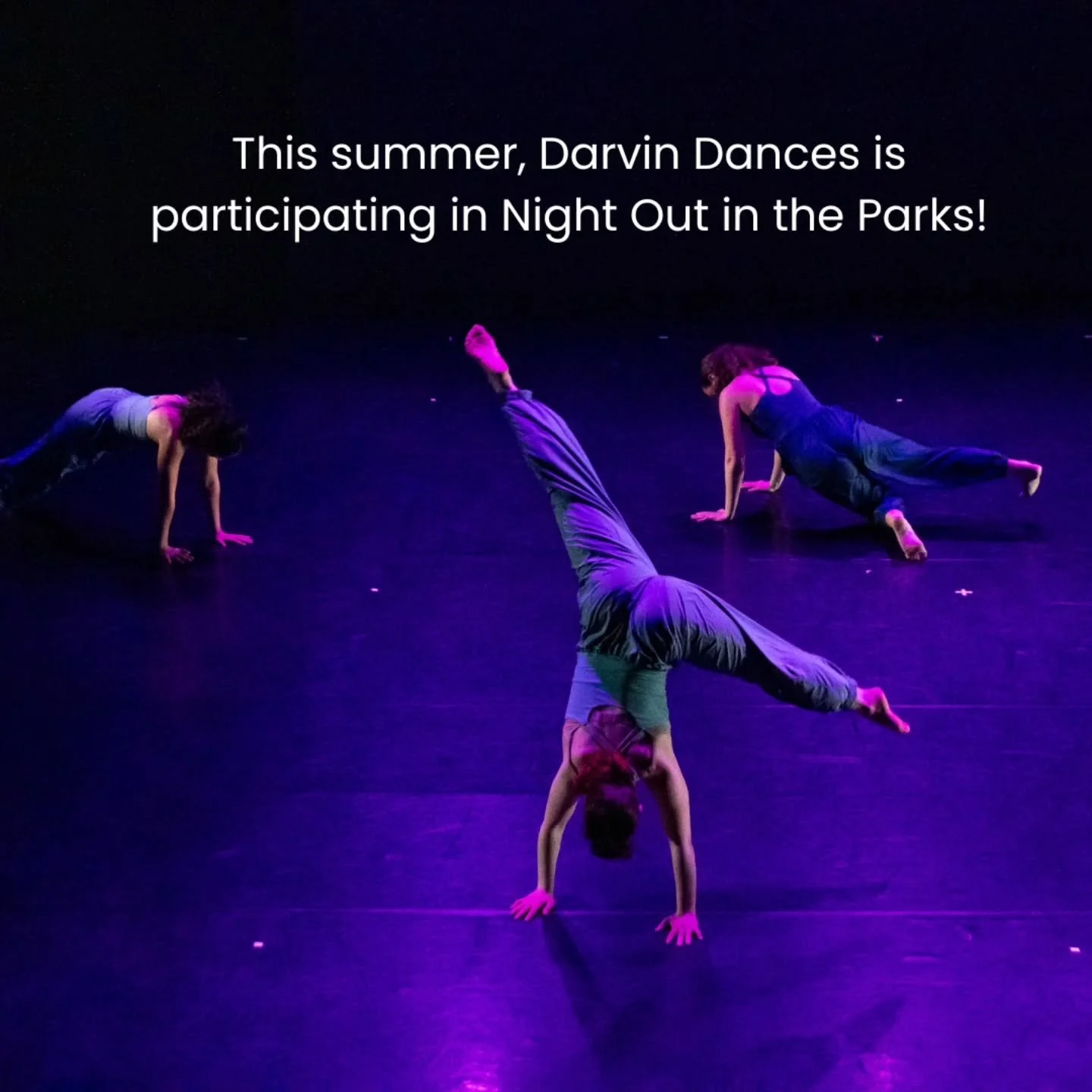 At&nbsp;Darvin Dances, we believe dance belongs to everyone: not just those who can afford a ticket or classes. This summer, with the support of&nbsp;Night Out in the Parks, we&rsquo;re bringing that belief to life with 3 free outdoor performances fe