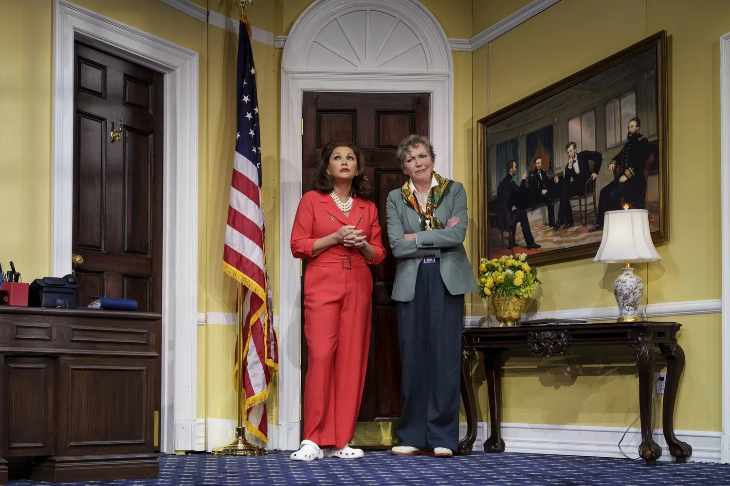 Vanessa Williams and Julie White in POTUS