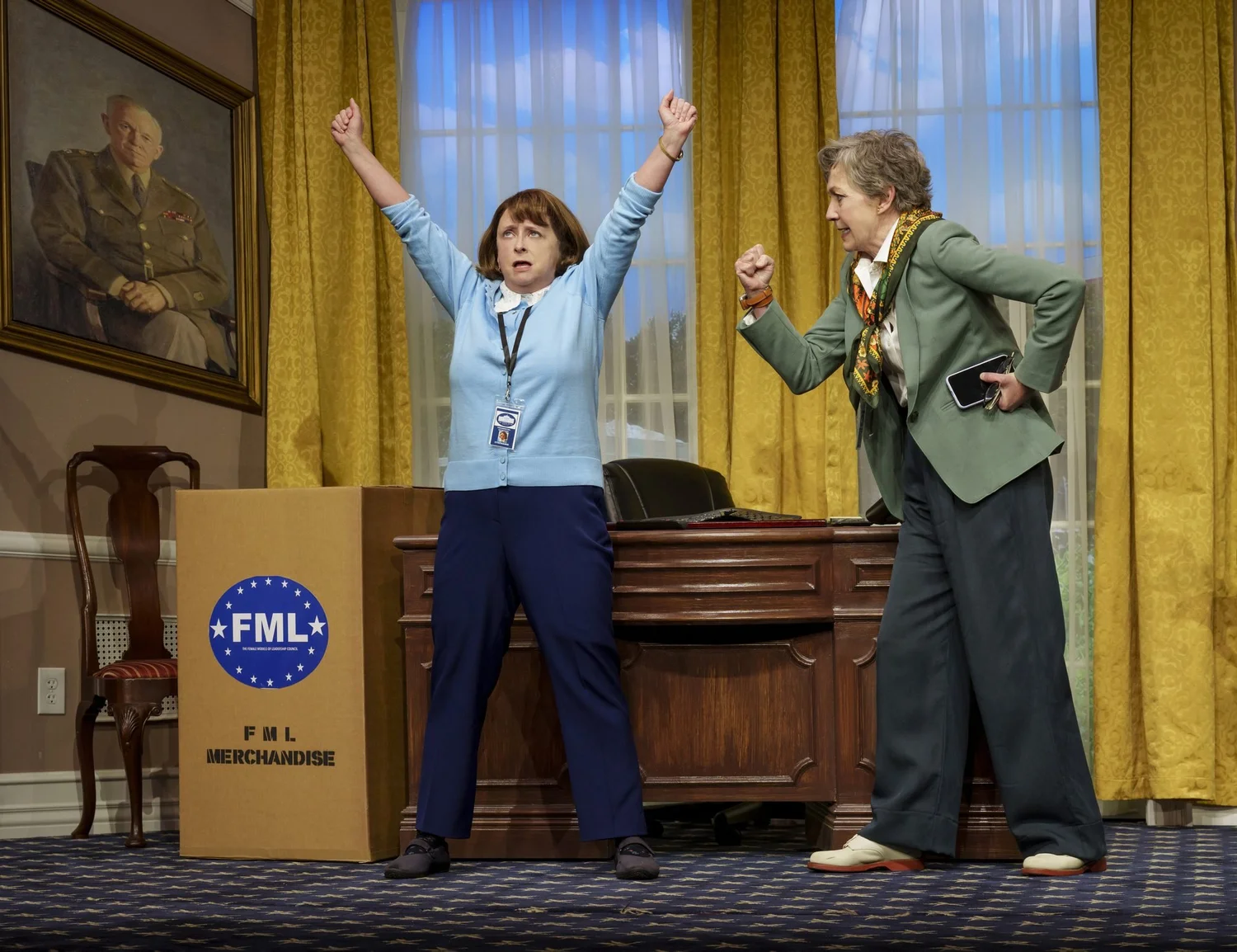 Rachel Dratch and Julie White in POTUS