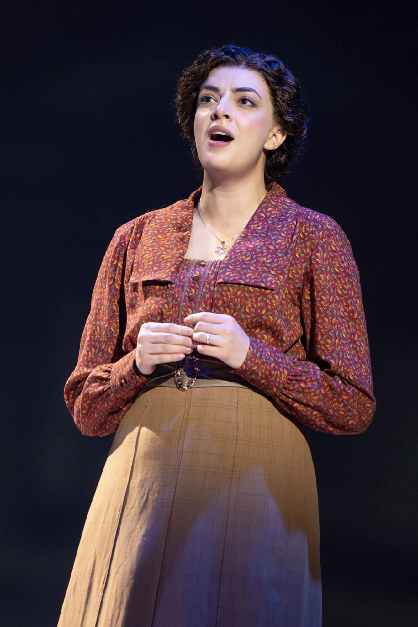 Talia Suskauer in the Parade national tour