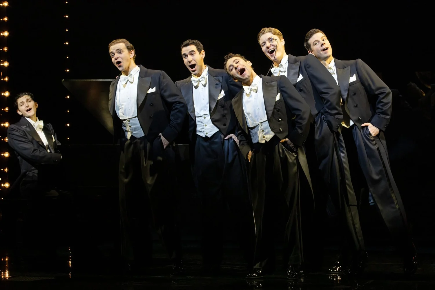 Blake Roman, Steven Telsey, Zal Owen, Danny Kornfeld, Eric Peters and Sean Bell in Harmony