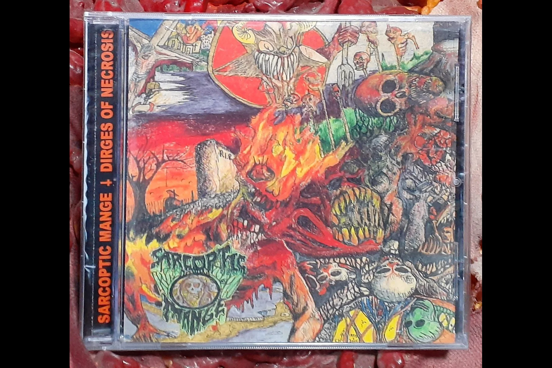SARCOPTIC MANGE - Dirges of Necrosis CD LTD 500 .jpg