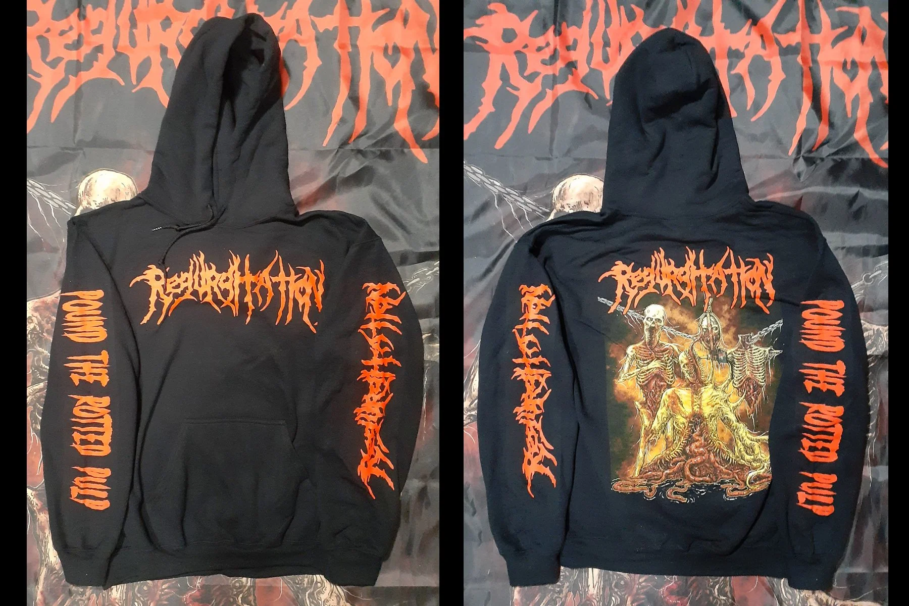 REGURGITATION  "ROTTED PULP" HOODIE